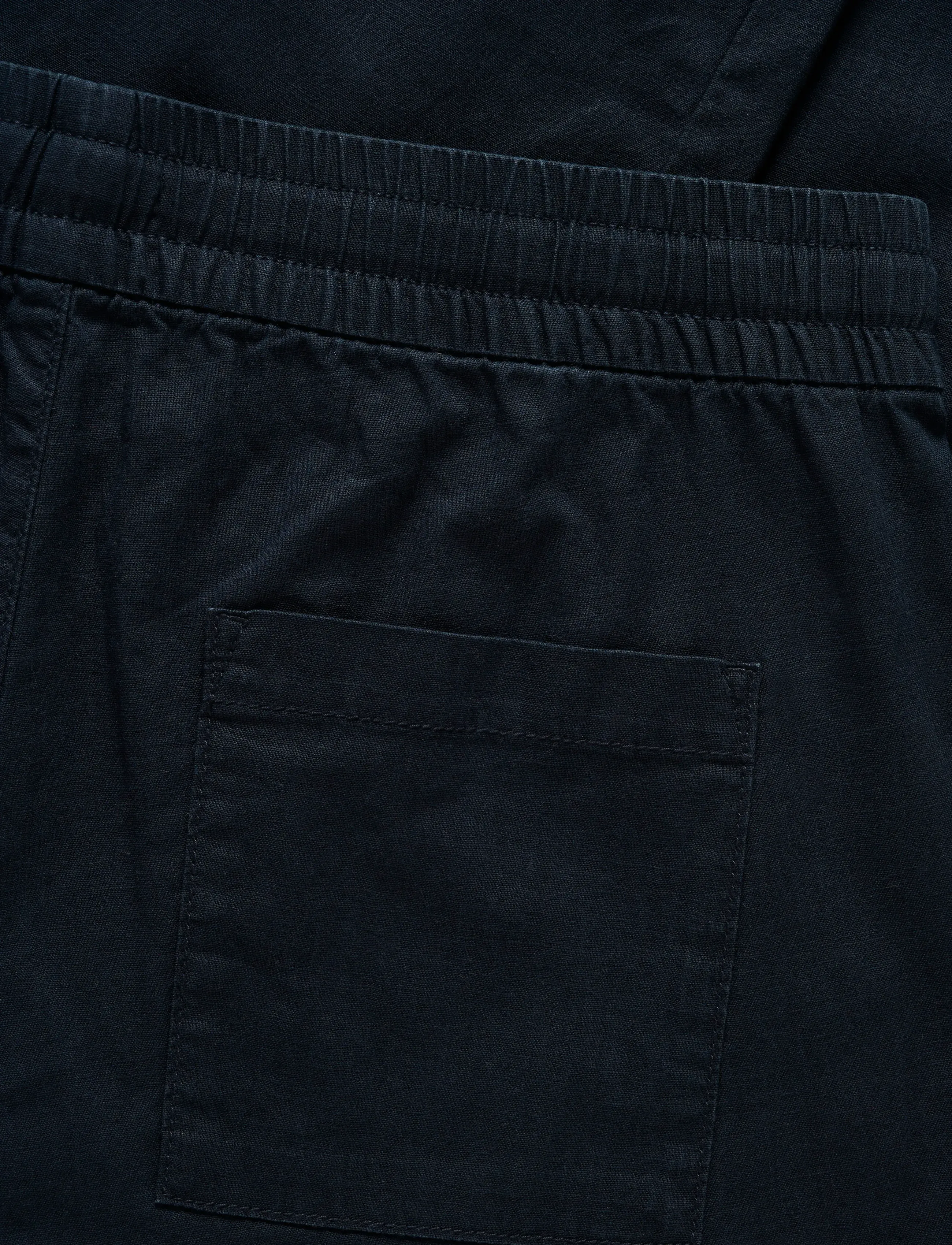Matinique - MABarton Wide pants - linased püksid - dark navy - 5