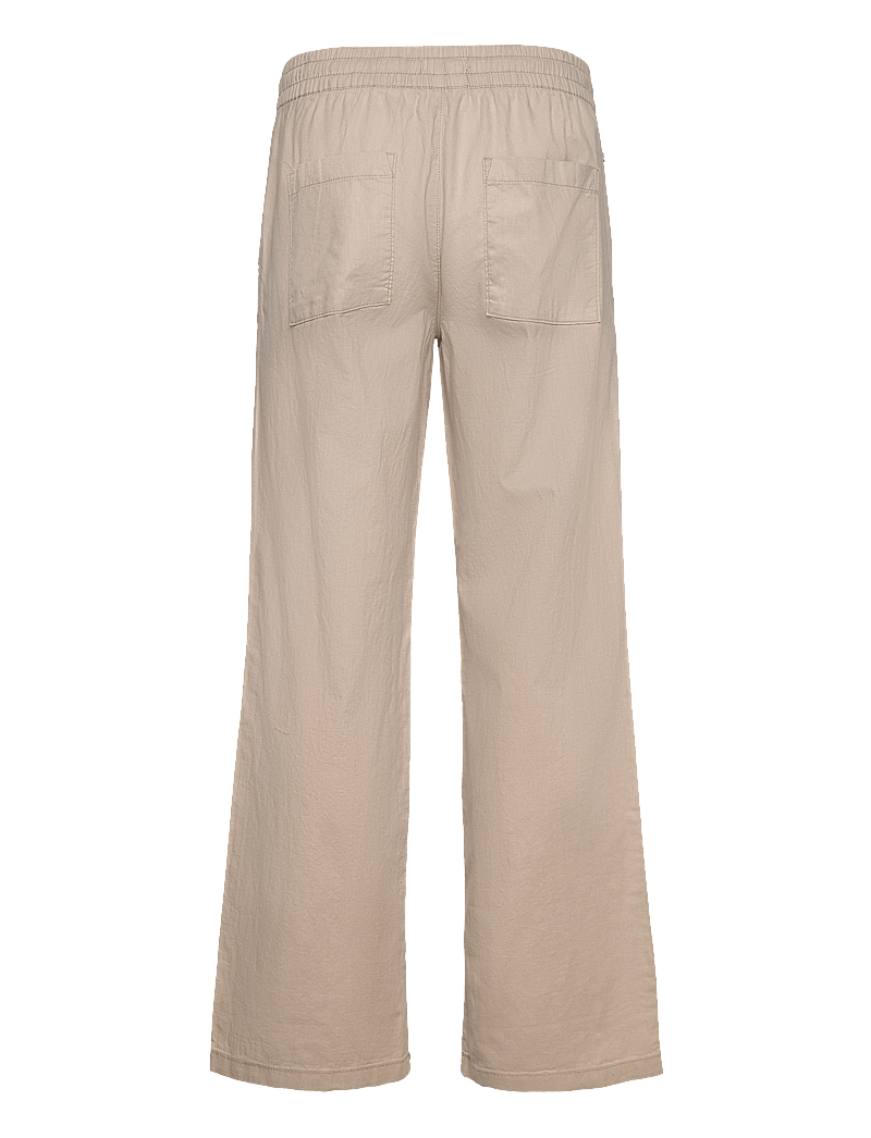 Matinique - MABarton Wide pants - linased püksid - plaza taupe - 2