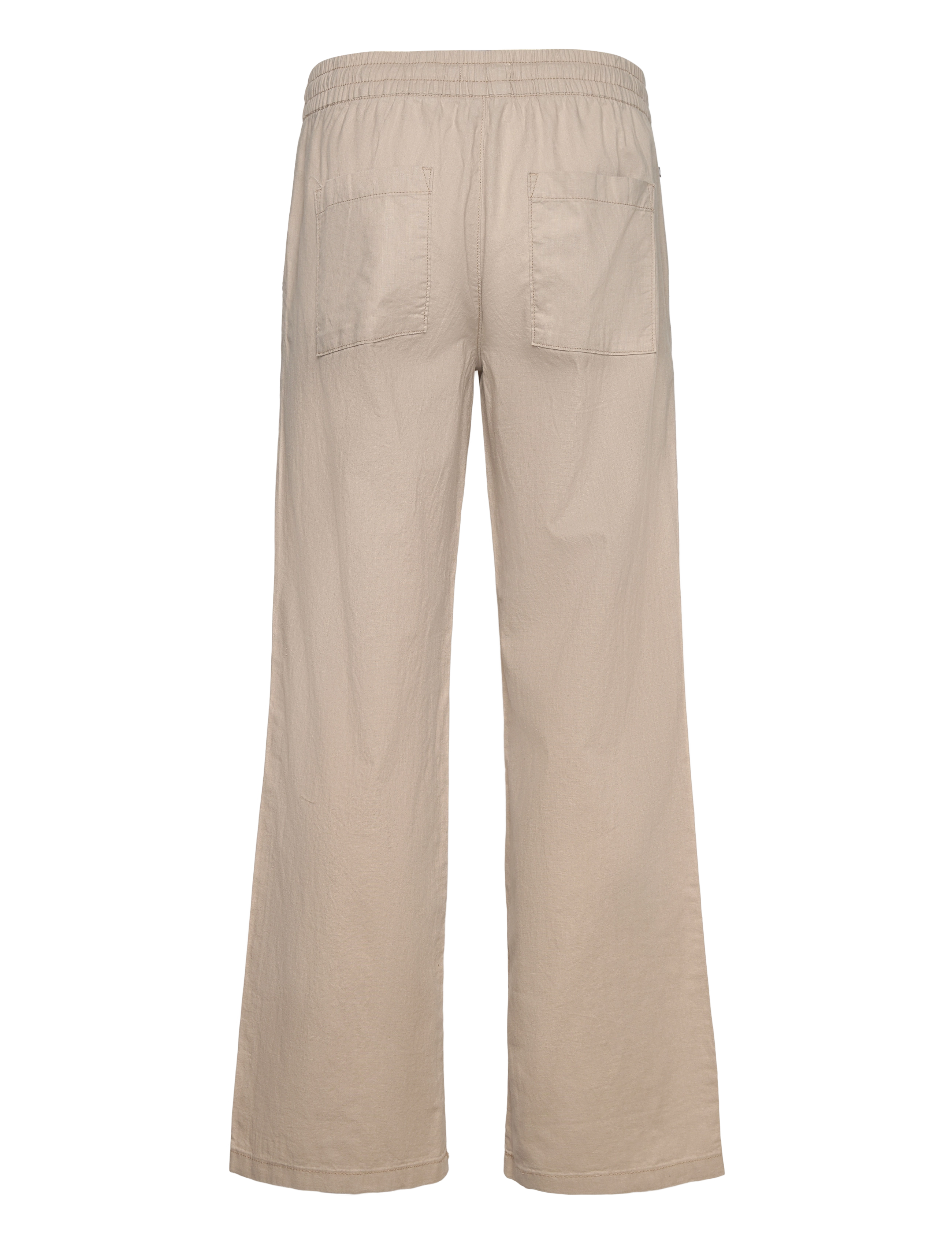 Matinique - MABarton Wide pants - hørbukser - plaza taupe - 2
