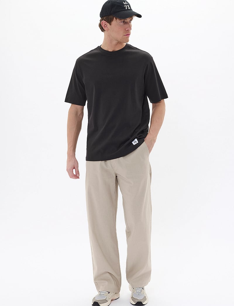 Matinique - MABarton Wide pants - linased püksid - plaza taupe - 0