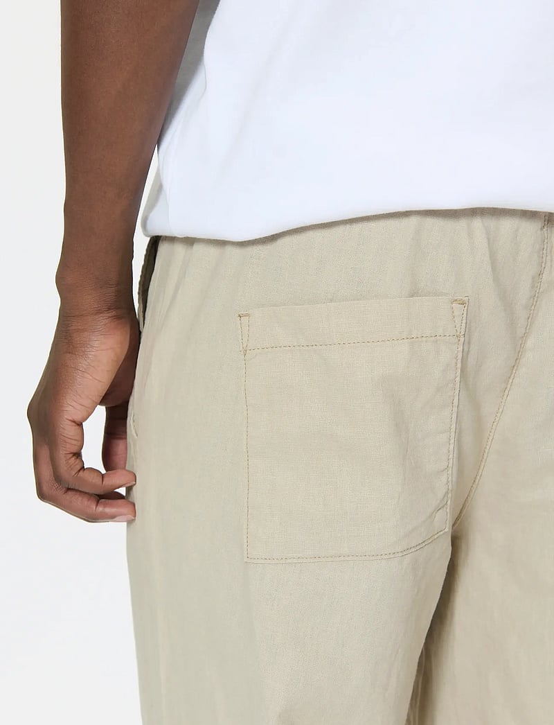 Matinique - MABarton Wide pants - linnebyxor - plaza taupe - 5