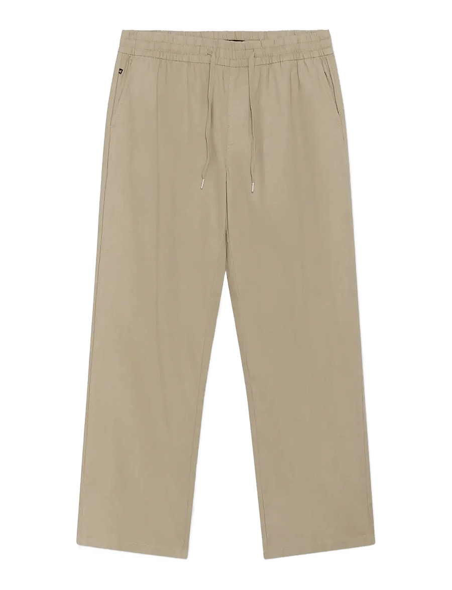 Matinique - MABarton Wide pants - leinenhosen - winter twig - 0