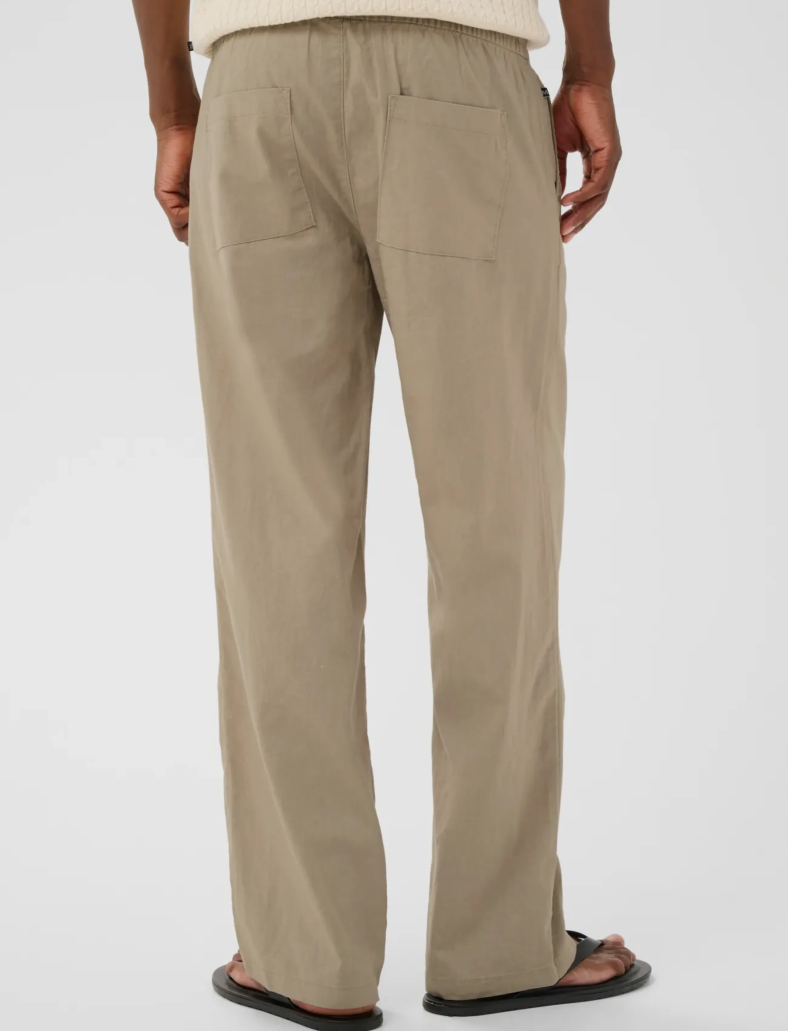 Matinique - MABarton Wide pants - linnebyxor - winter twig - 3