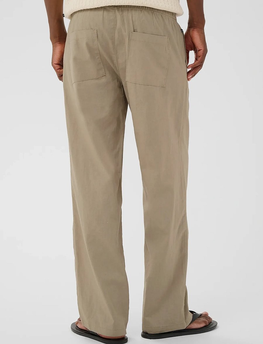 Matinique - MABarton Wide pants - leinenhosen - winter twig - 3