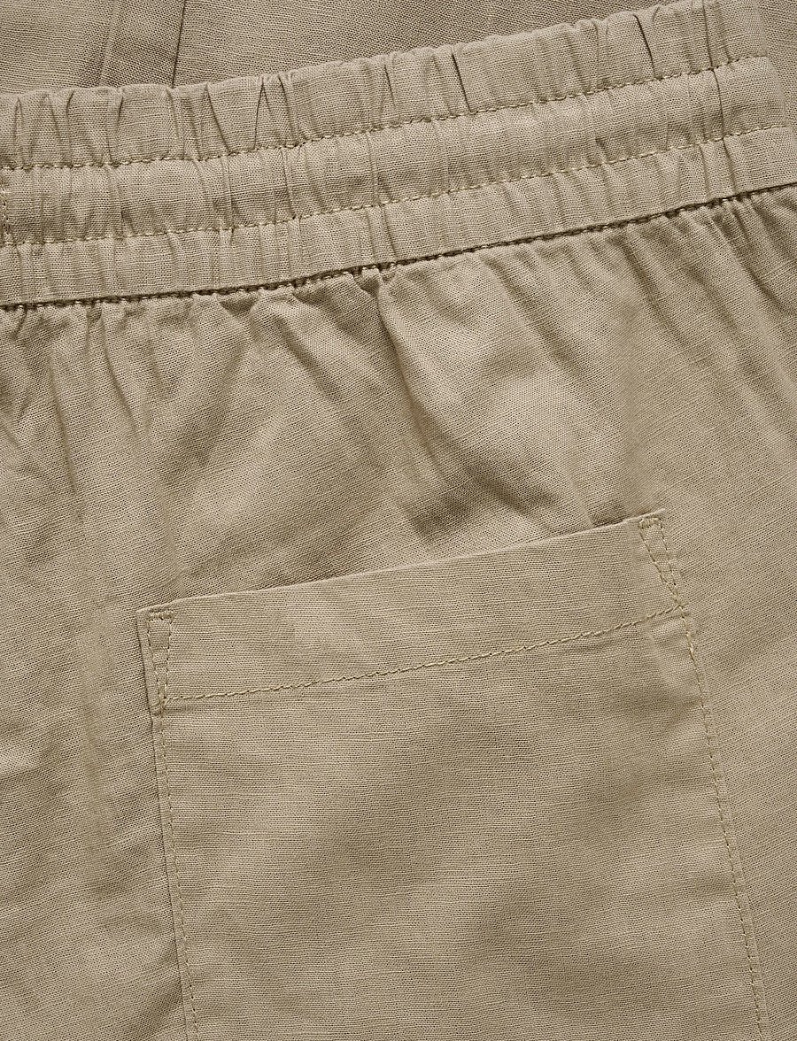 Matinique - MABarton Wide pants - leinenhosen - winter twig - 5