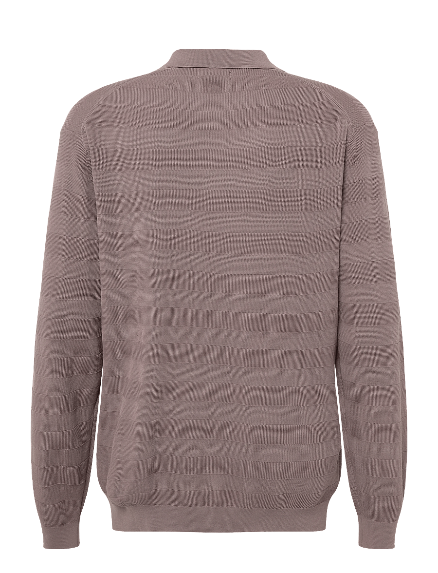 Matinique - MApolo V LS - polos en tricot à manches longues - quail - 1