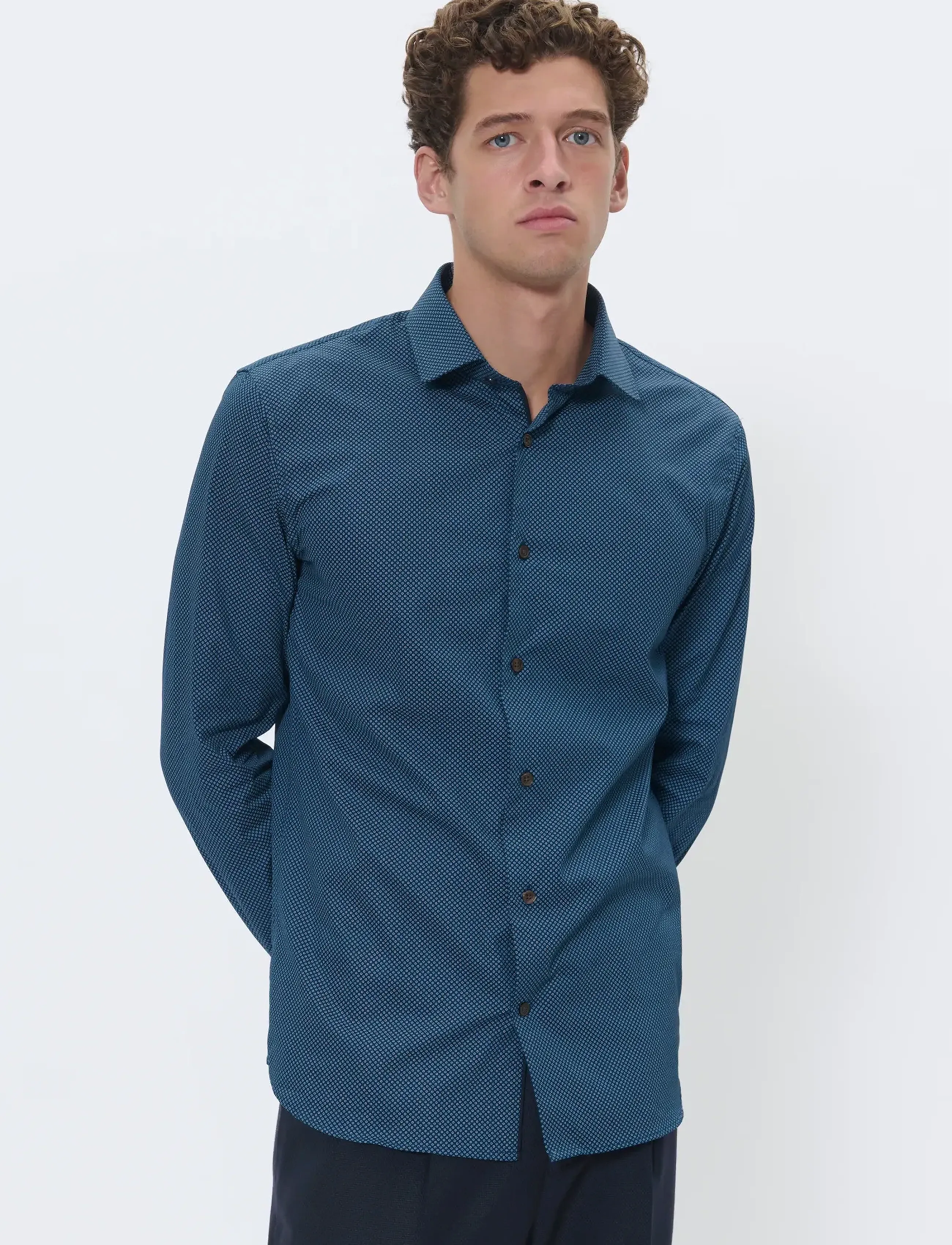 Matinique MAtrostol BN - Formelle skjorter - DARK NAVY / navy