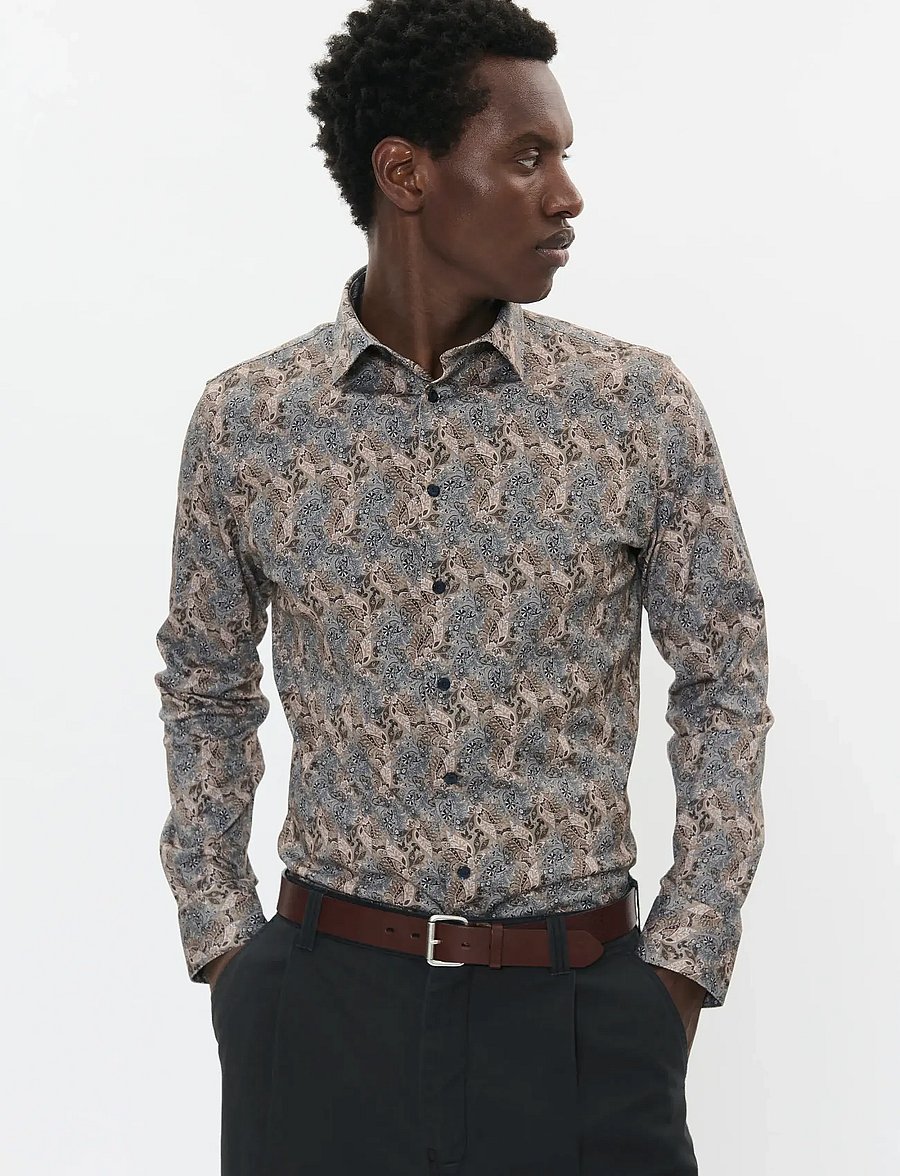 Matinique - MAmarc N - pattern shirts - winter twig - 0