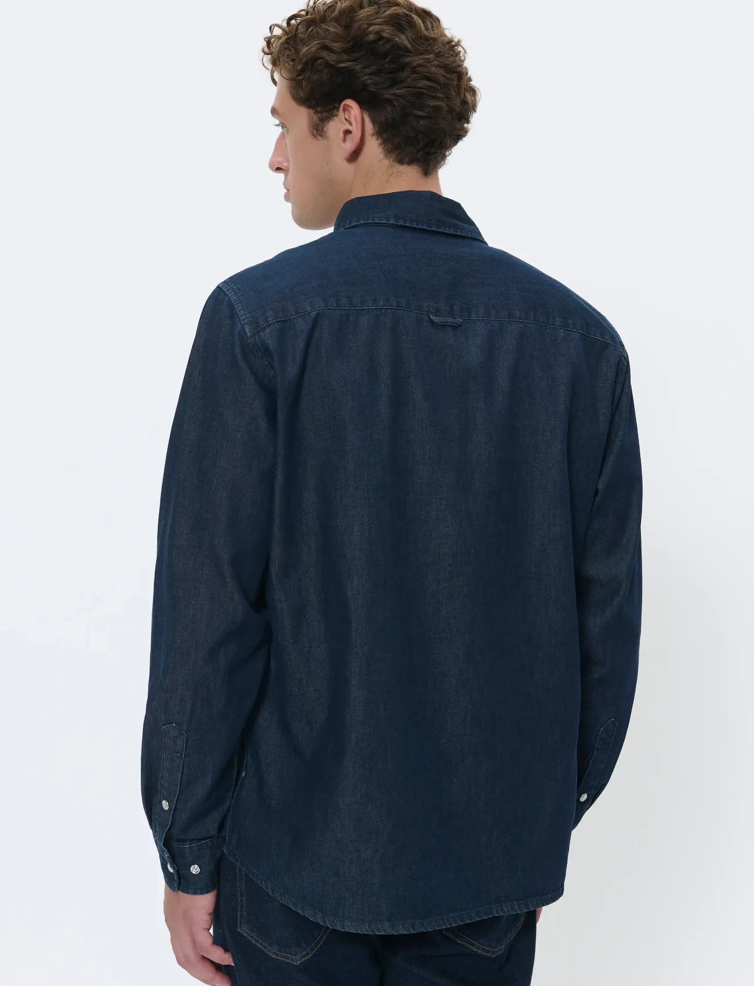 Matinique - MAChristaldo - business skjorter - dark washed denim - 4