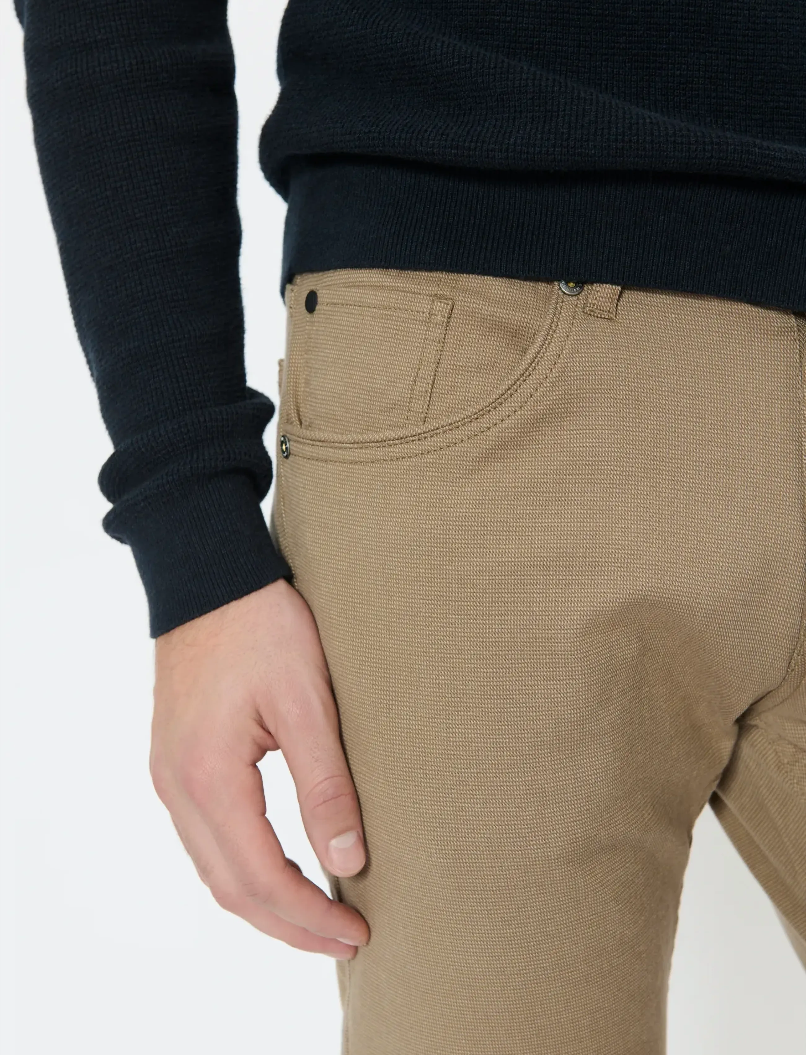 Matinique - MApete - casual trousers - plaza taupe - 4