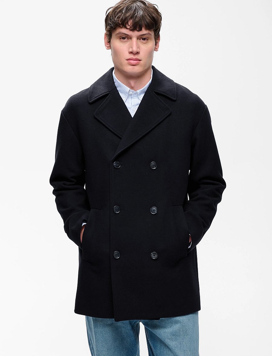Matinique - MAburnley - wool coats - dark navy - 0