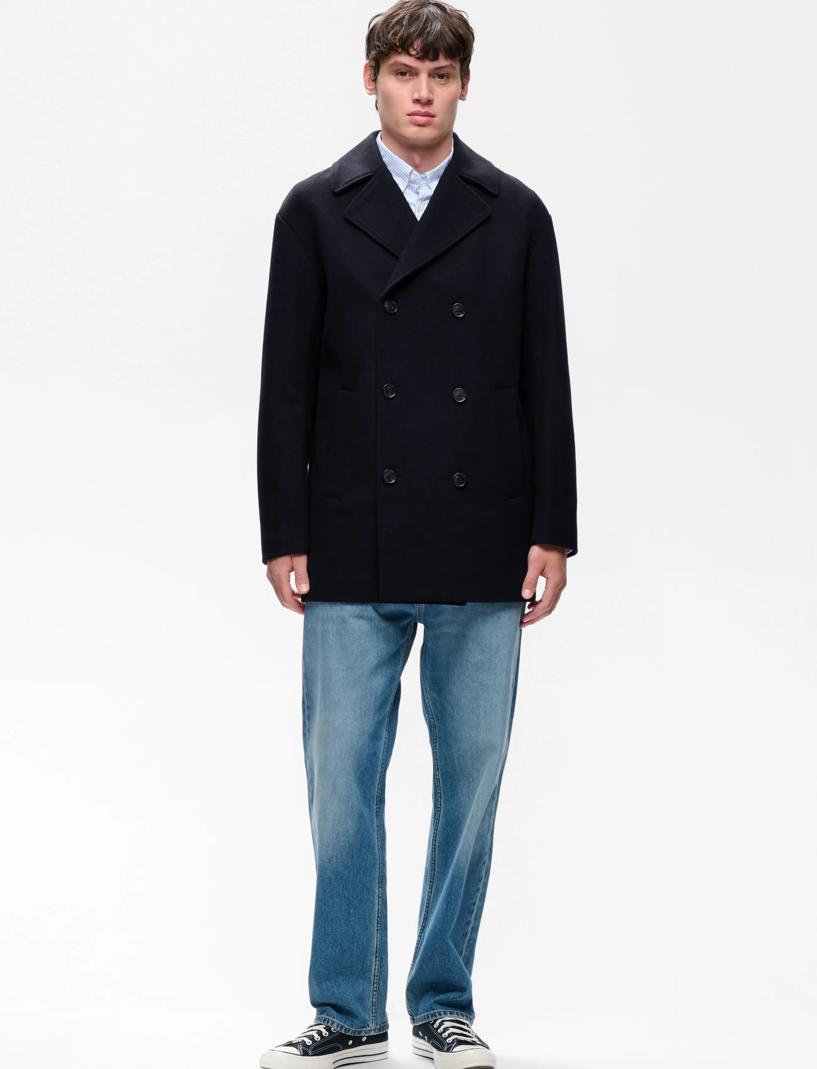 Matinique - MAburnley - wool coats - dark navy - 2