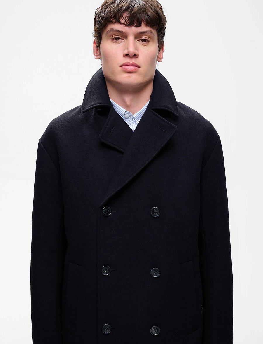 Matinique - MAburnley - wool coats - dark navy - 5