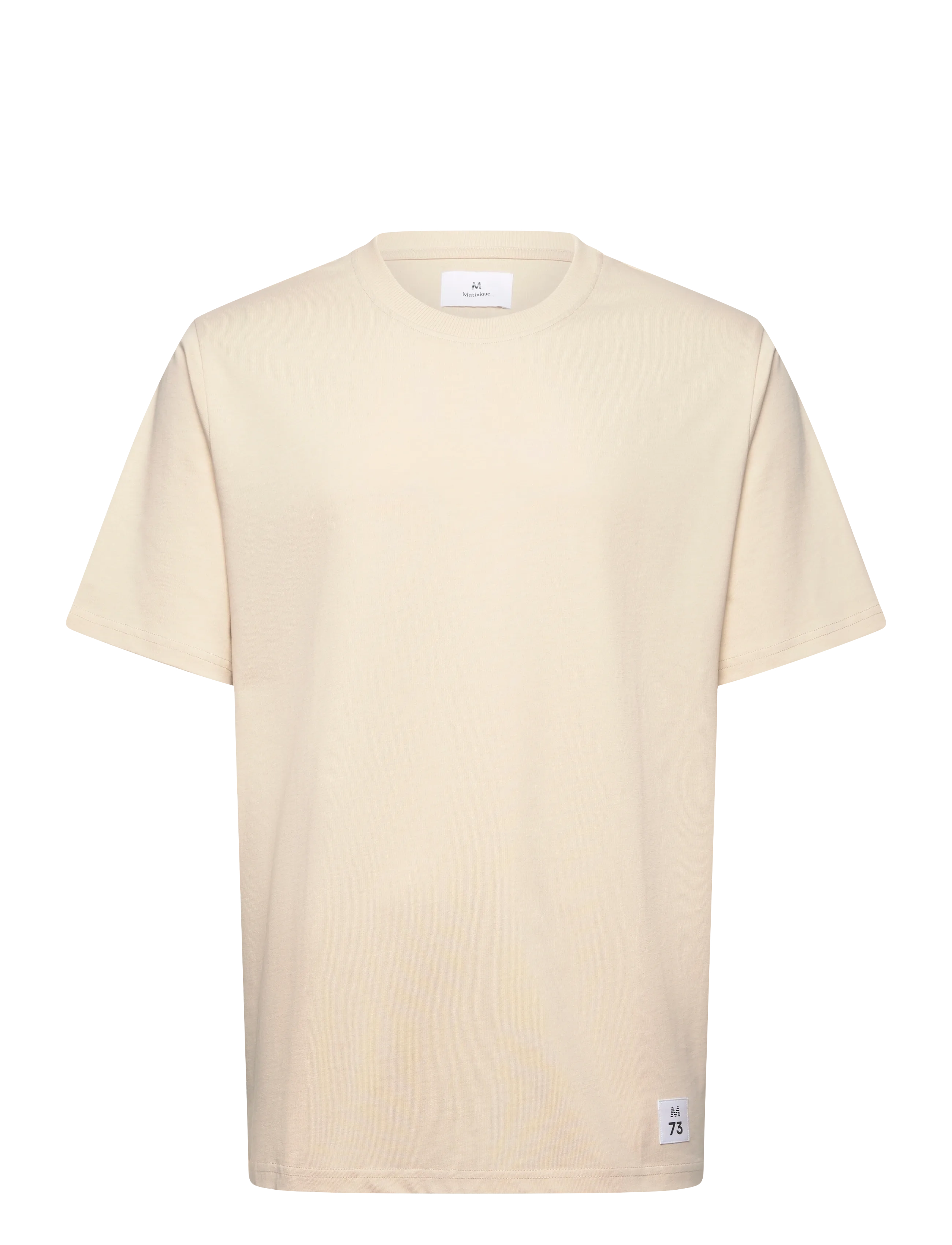 Matinique MAHanson SS 73 - T-shirts - FOG / cream