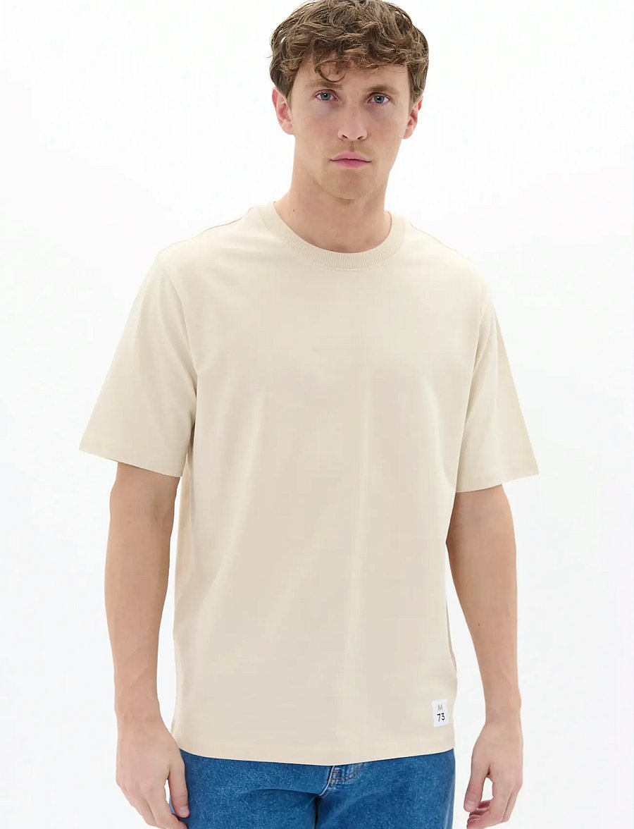Matinique - MAHanson SS 73 - short-sleeved t-shirts - fog - 0
