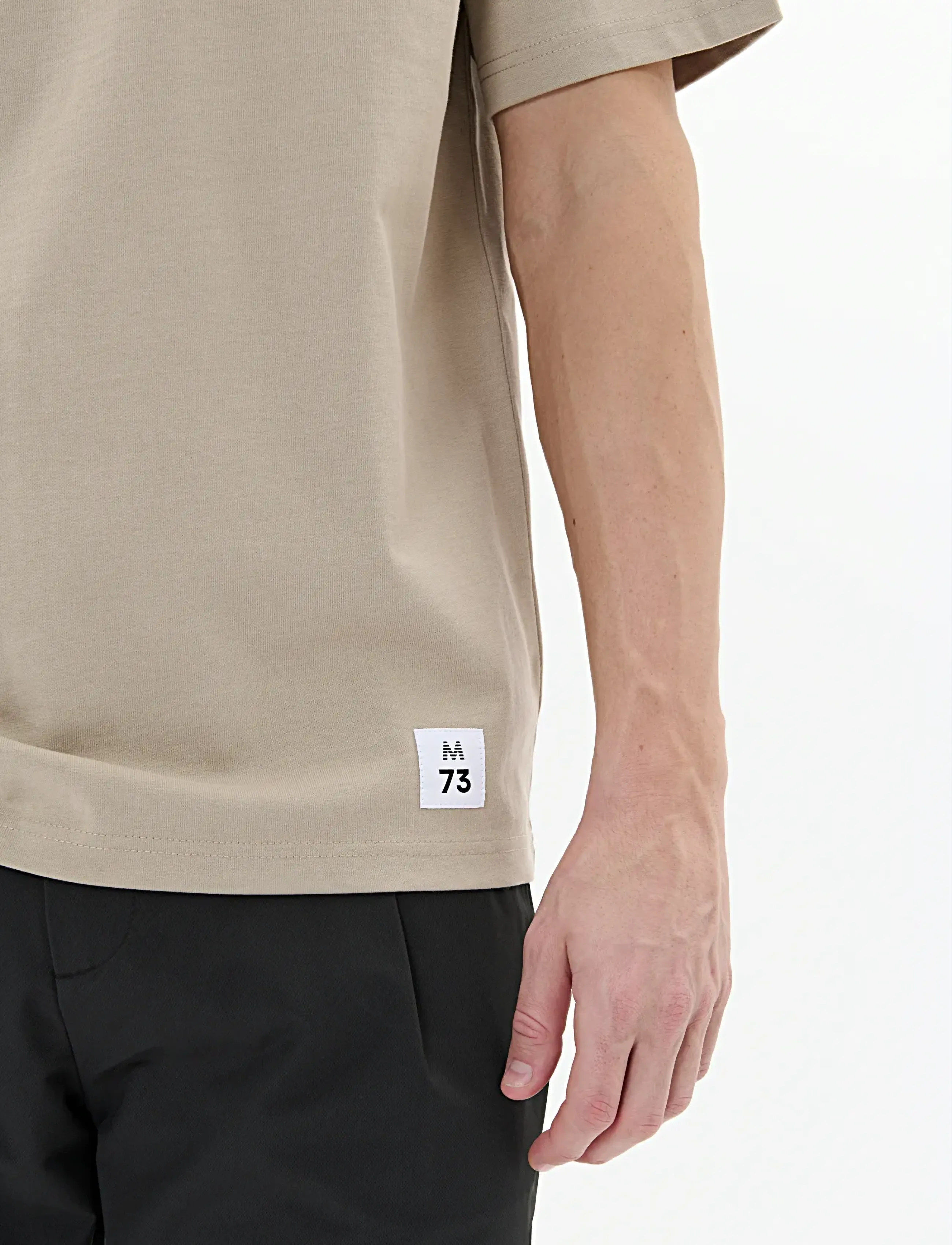 Matinique - MAHanson SS 73 - kortærmede t-shirts - plaza taupe - 5