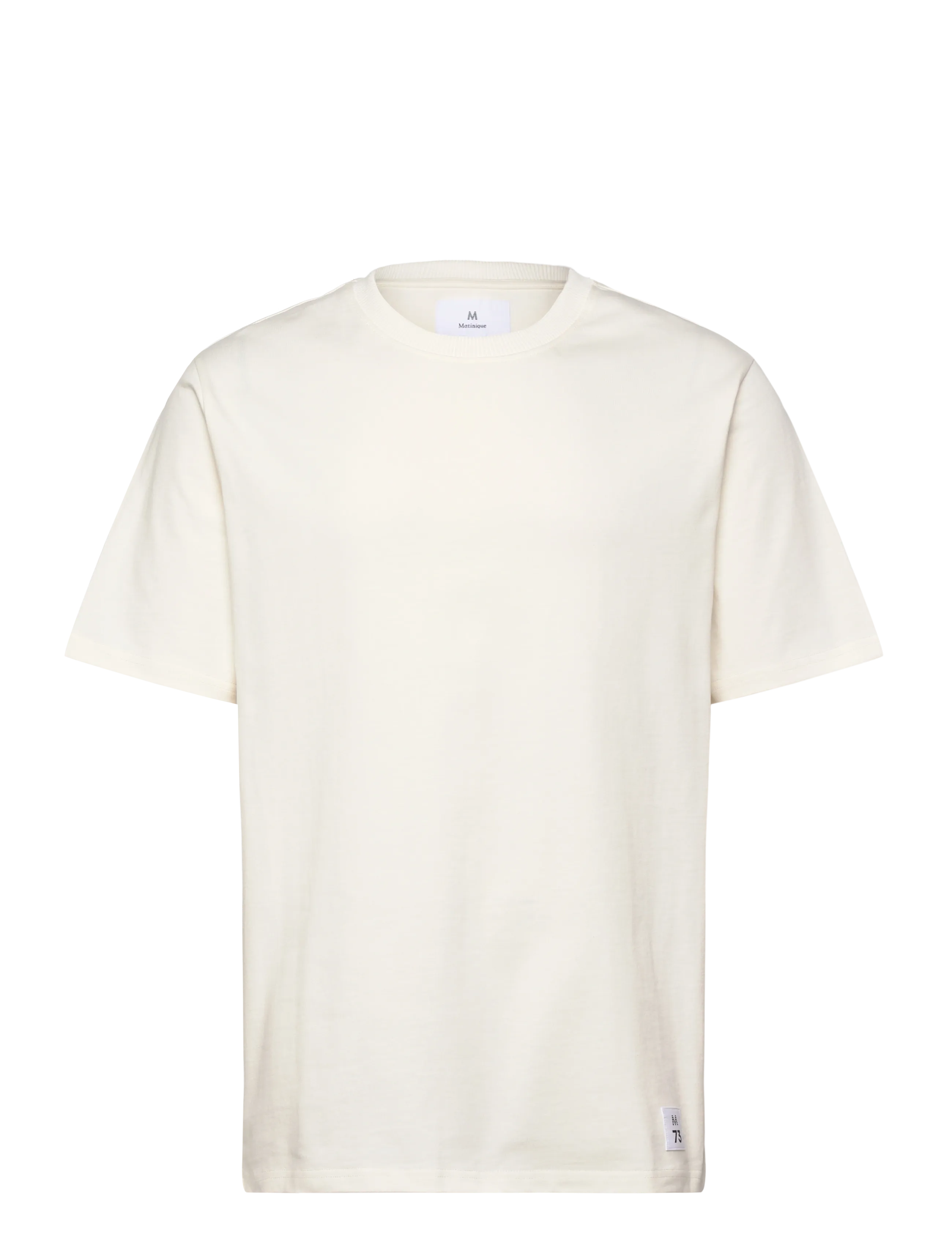 Matinique - MAHanson SS 73 - short-sleeved t-shirts - vanilla ice - 1