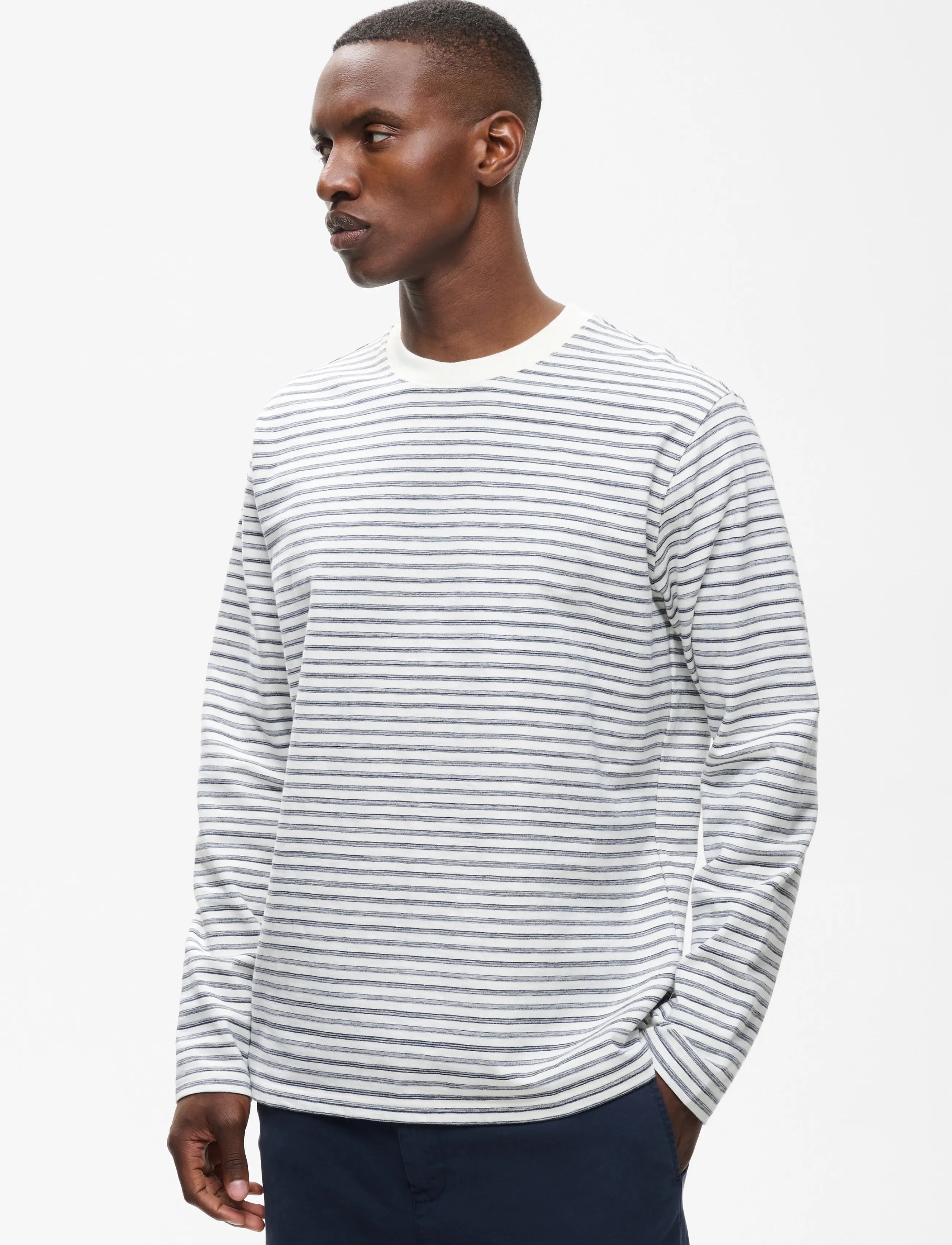 Matinique MAkai ls Heritage - T-shirts - BLUE NIGHTS / navy