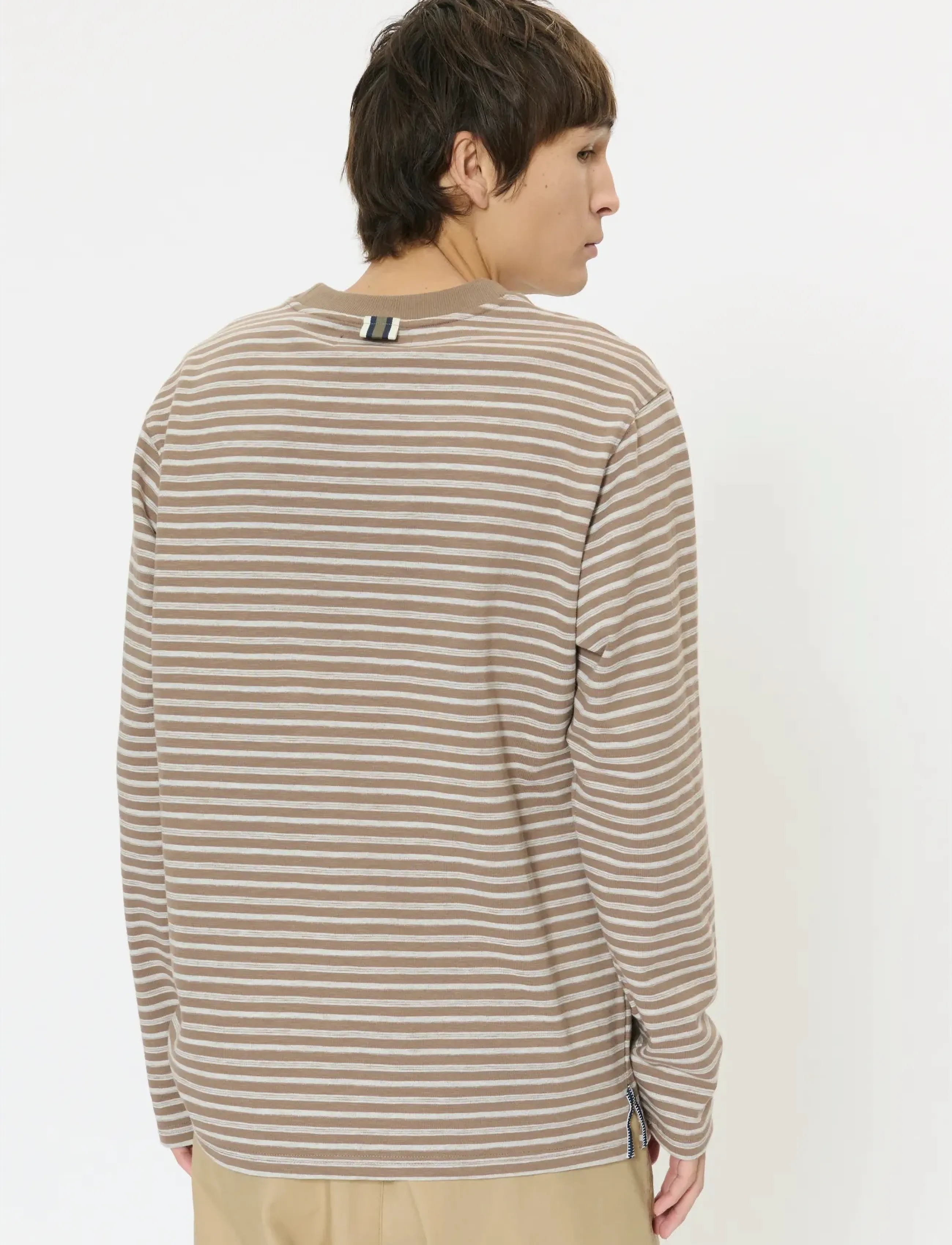 Matinique - MAkai ls Heritage - long-sleeved t-shirts - caribou - 3