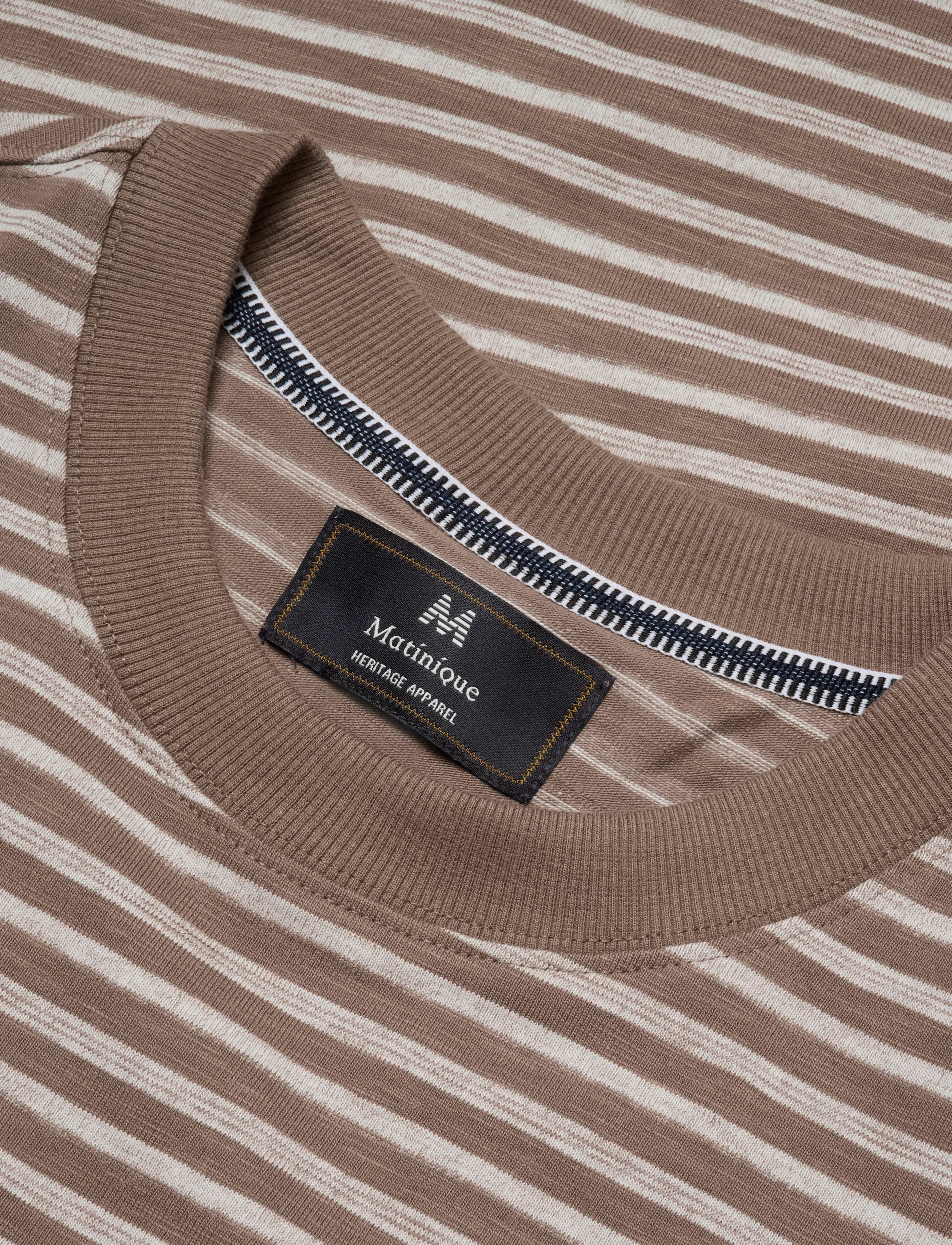 Matinique - MAkai ls Heritage - long-sleeved t-shirts - caribou - 5