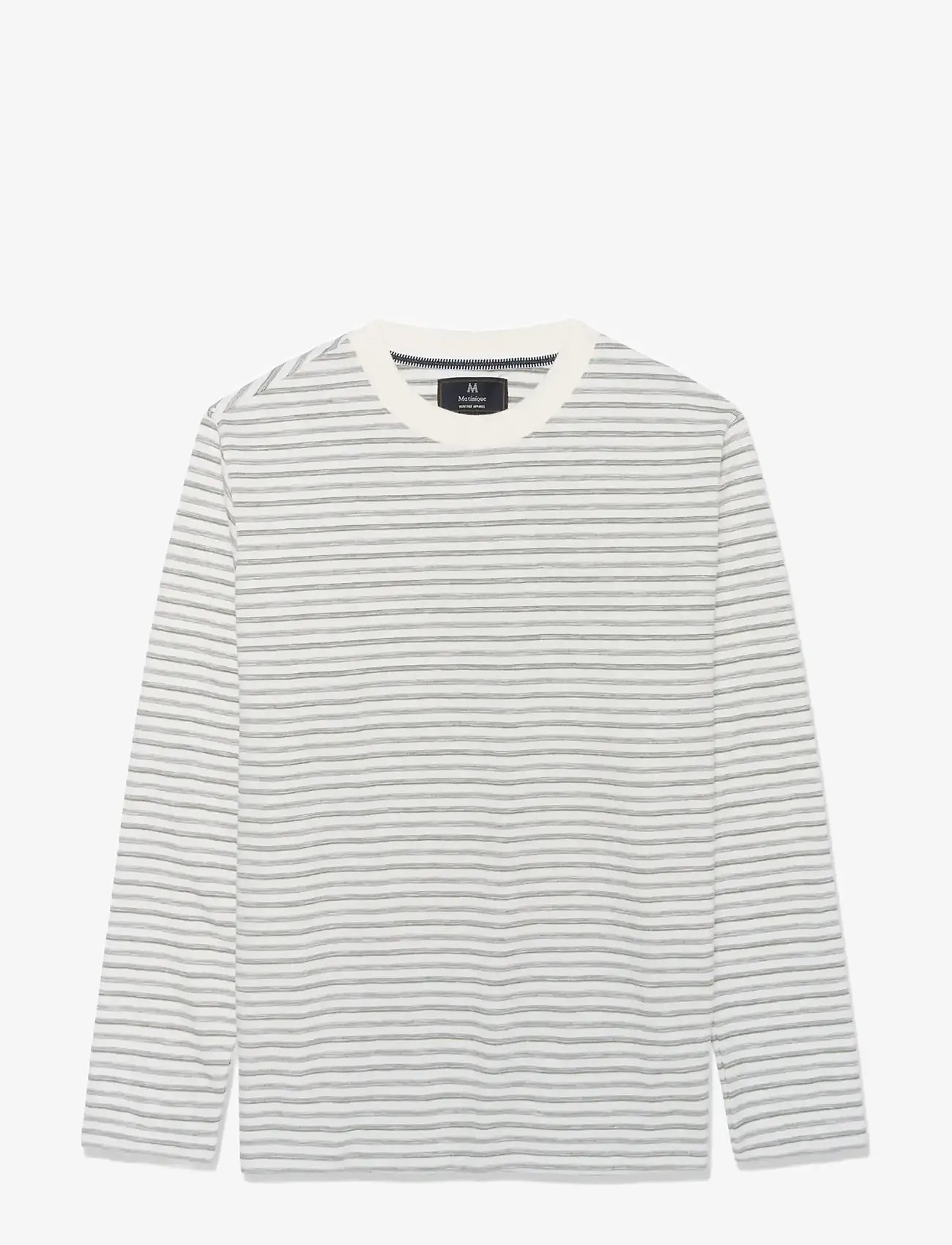 Matinique - MAkai ls Heritage - long-sleeved t-shirts - sea spray - 1