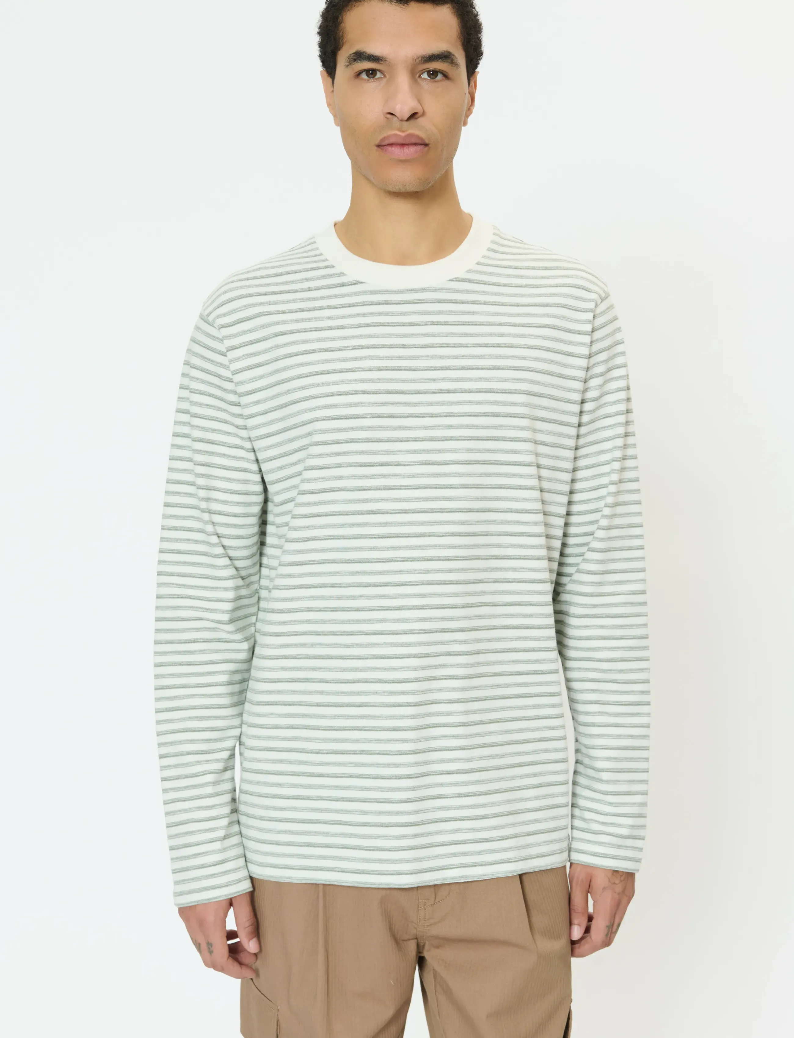 Matinique MAkai ls Heritage - T-Shirts - SEA SPRAY / green