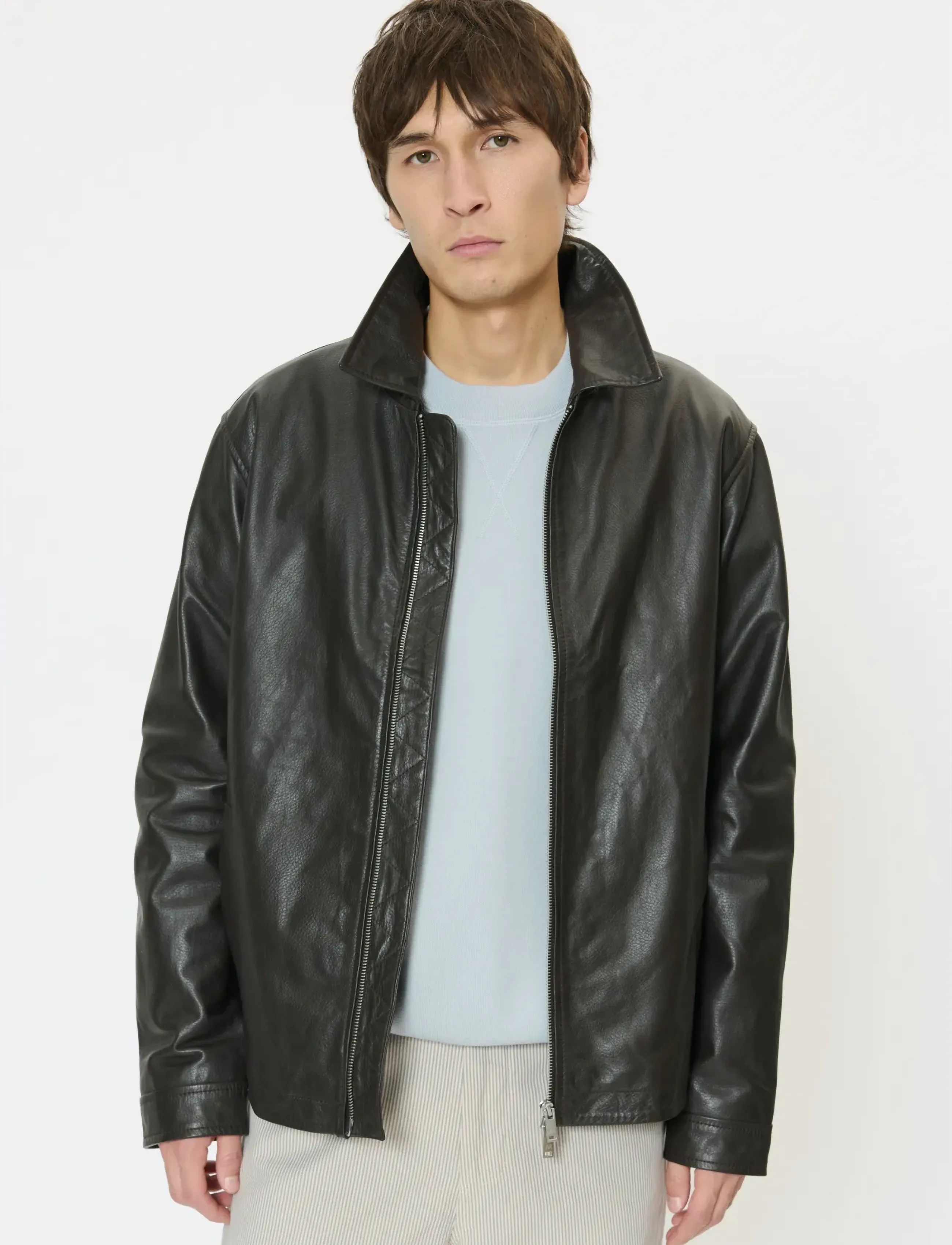 Matinique MAtheodore Jacket 73 - Lederjacken - CHOCOLATE BROWN / brown