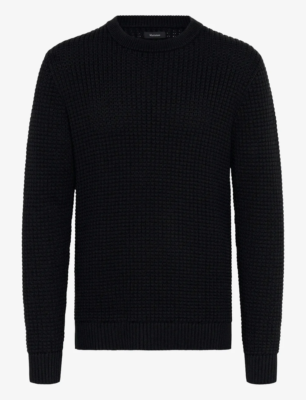 Matinique - MAtriton - Ümmarguse kaelusega kudumid - black - 1