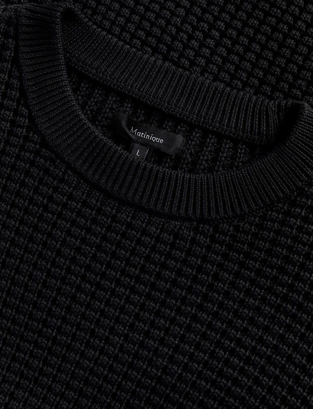 Matinique - MAtriton - Ümmarguse kaelusega kudumid - black - 5