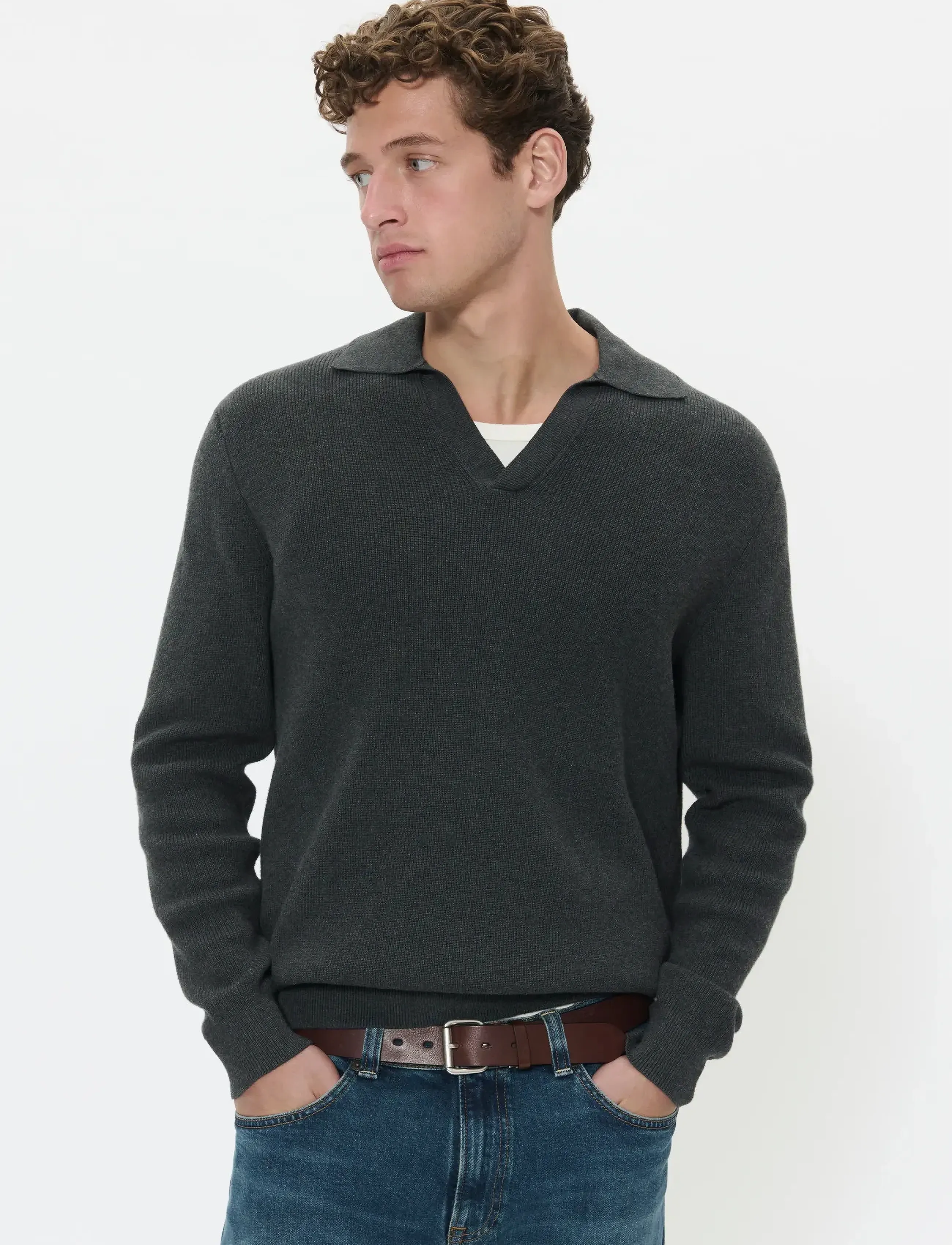 Matinique MAkollo - Strickmode - DARK GREY MELANGE / grey
