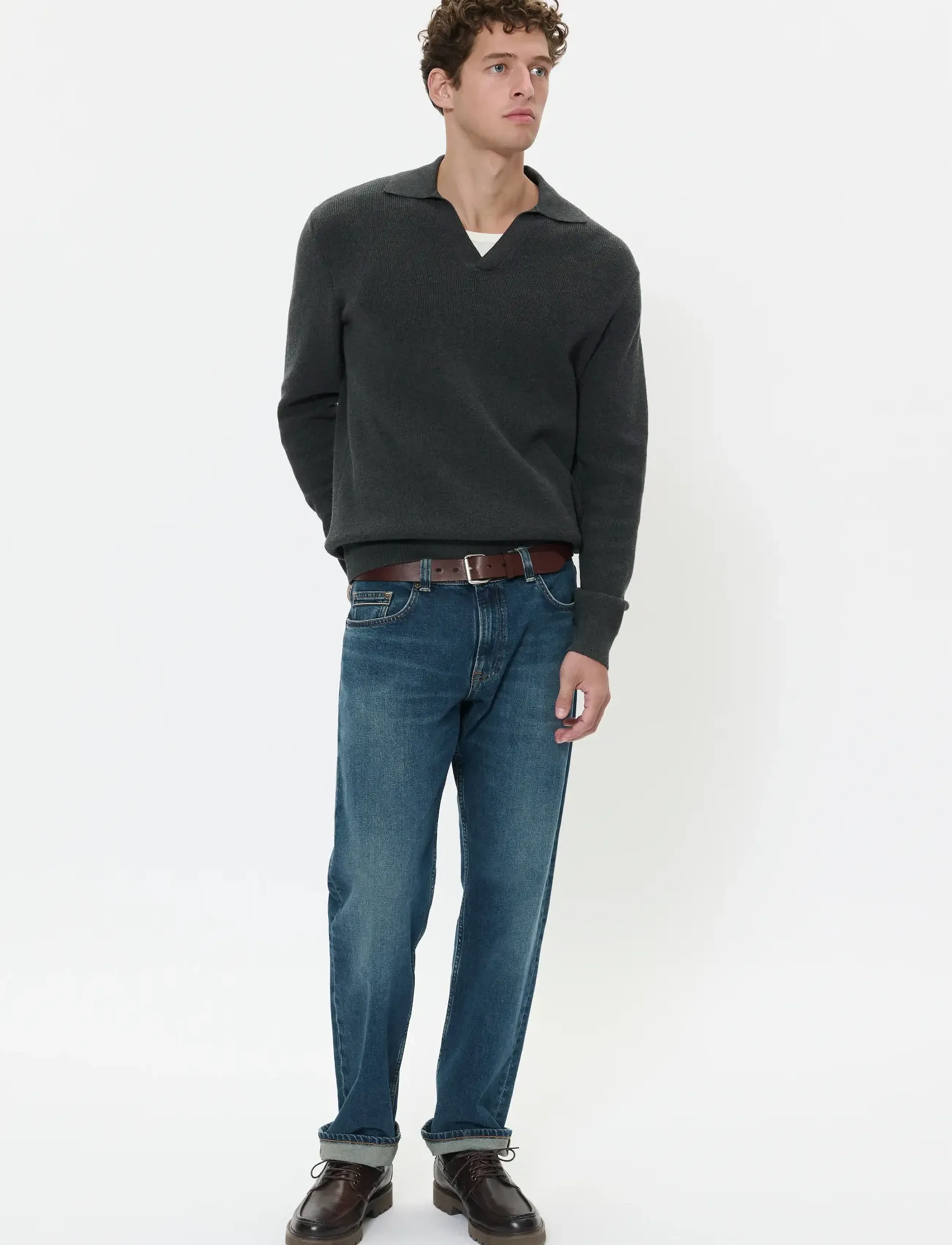 Matinique - MAkollo - basic knitwear - dark grey melange - 4