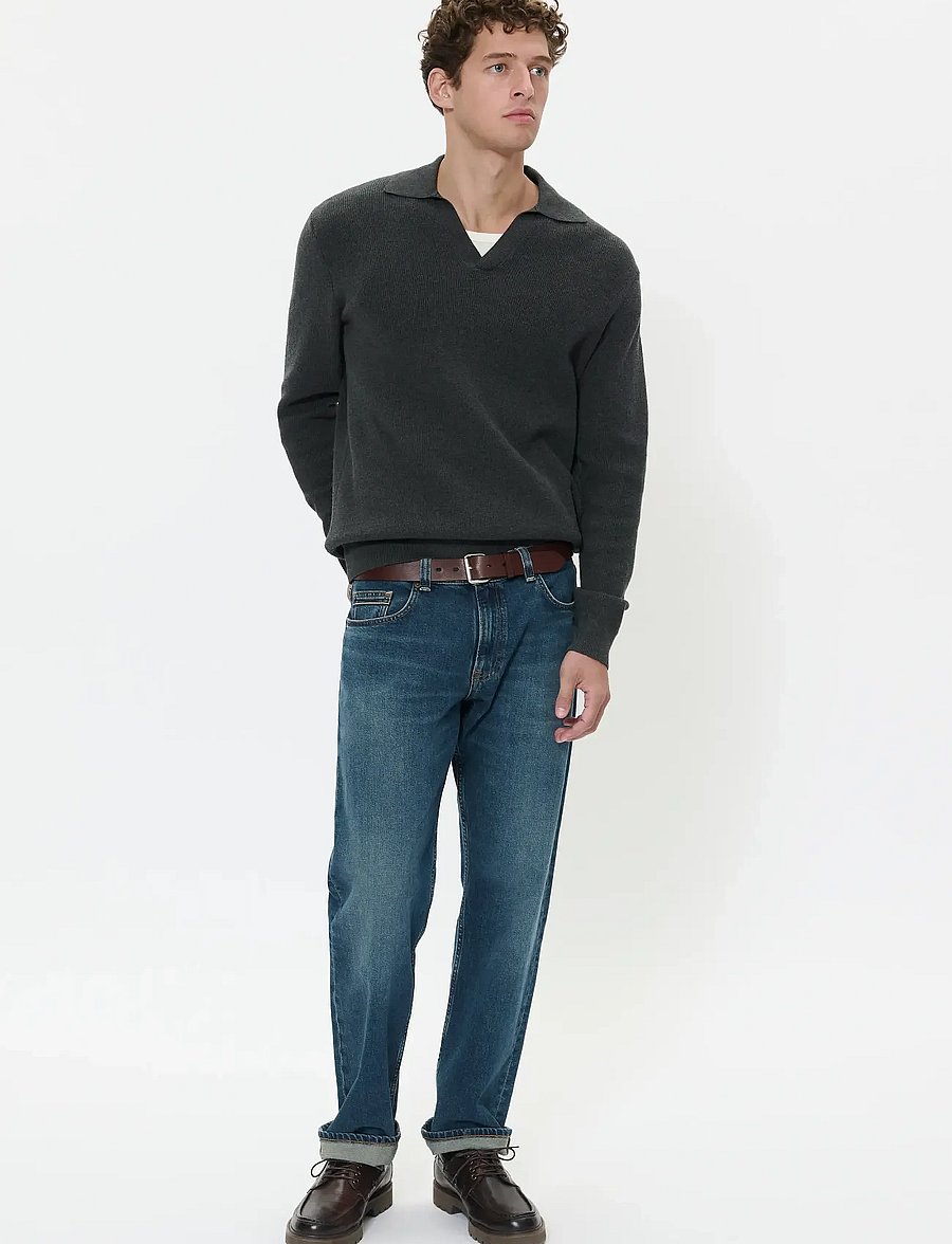 Matinique - MAkollo - v-ausschnitt - dark grey melange - 4