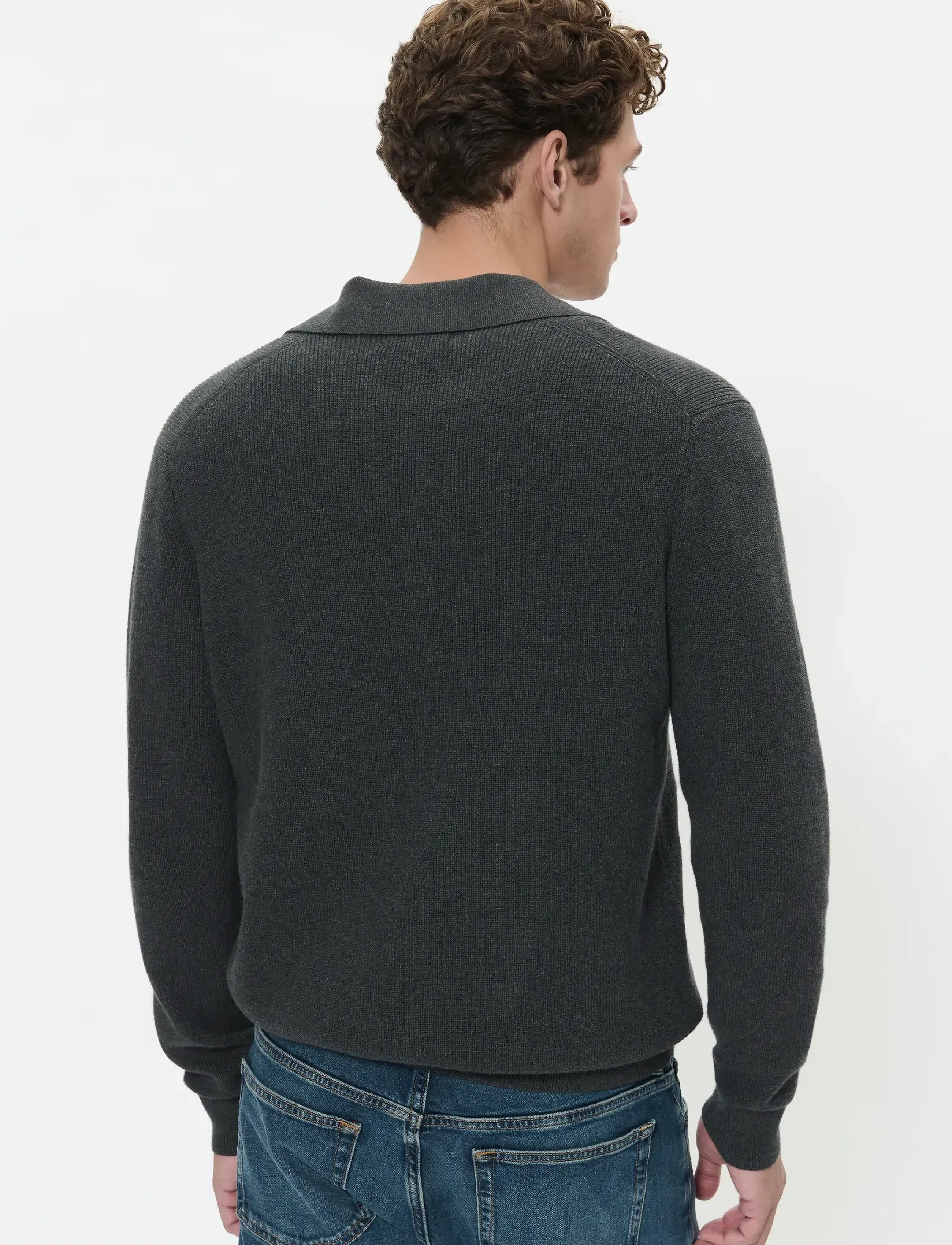 Matinique - MAkollo - basic knitwear - dark grey melange - 5