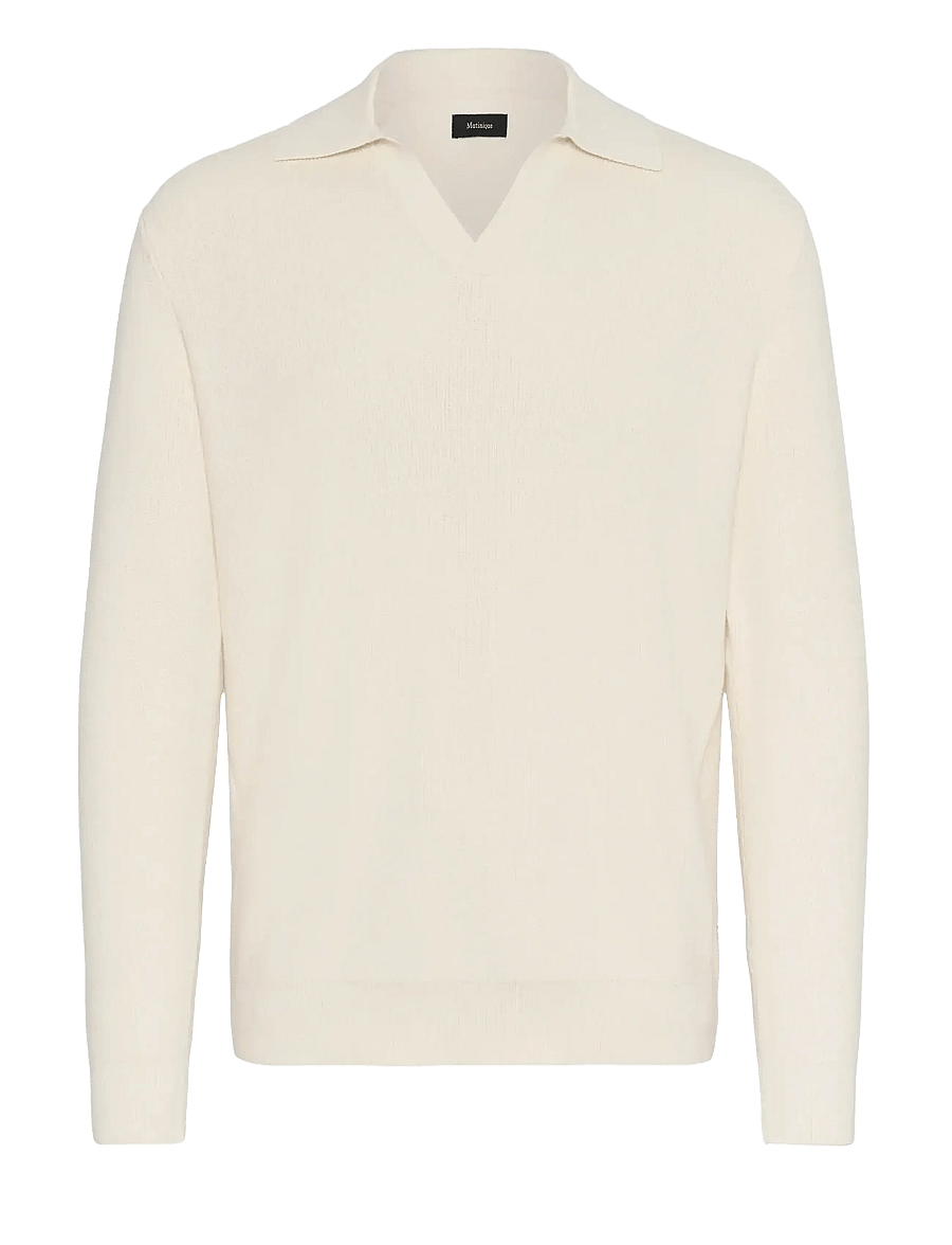 Matinique - MAkollo - v-ausschnitt - off white - 1