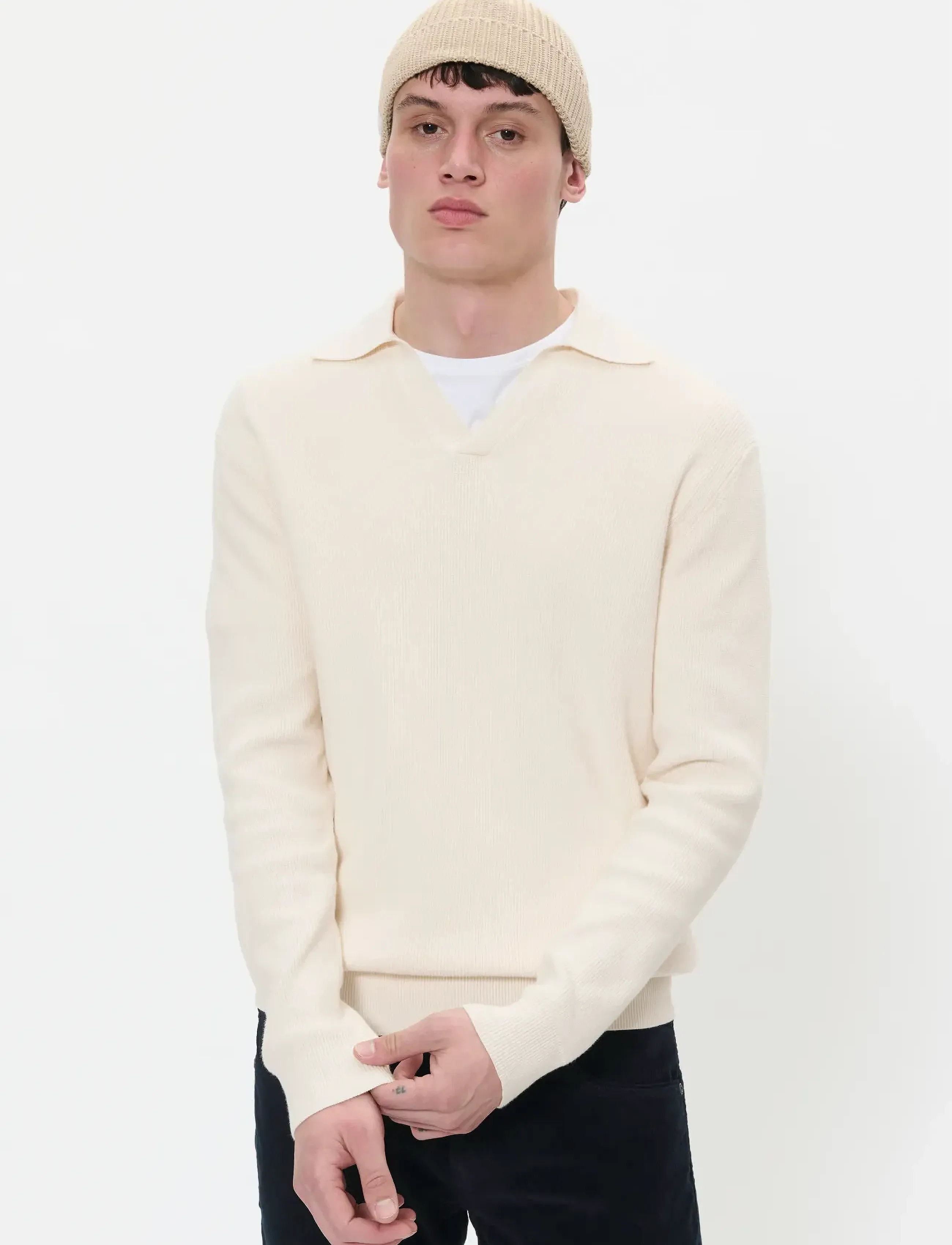 Matinique MAkollo - Strickmode - OFF WHITE / white