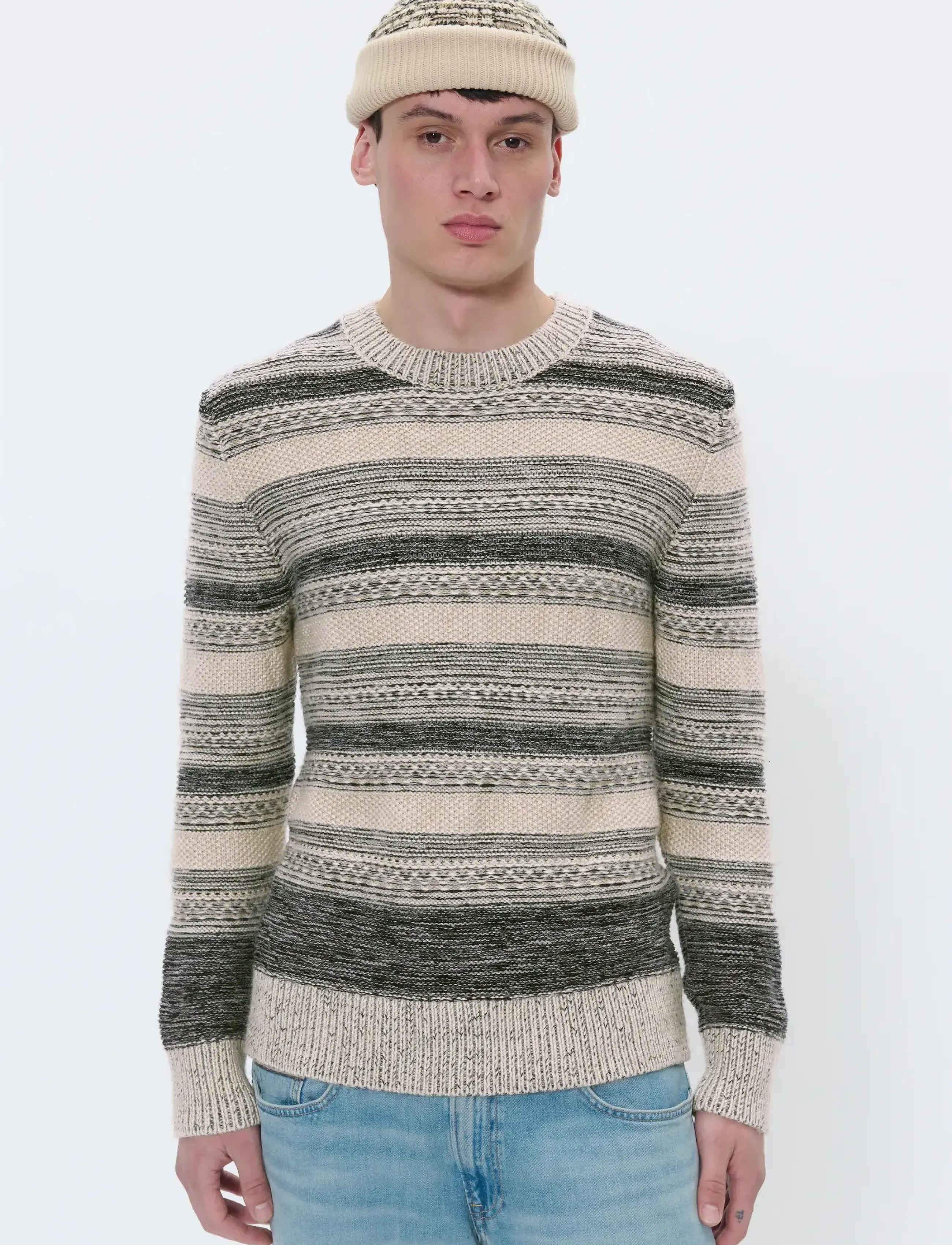 Matinique MAtriton - Strickmode - DARK GREY MELANGE / grey