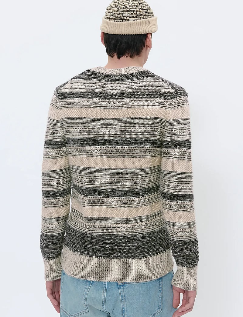 Matinique - MAtriton - pulls col rond - dark grey melange - 3