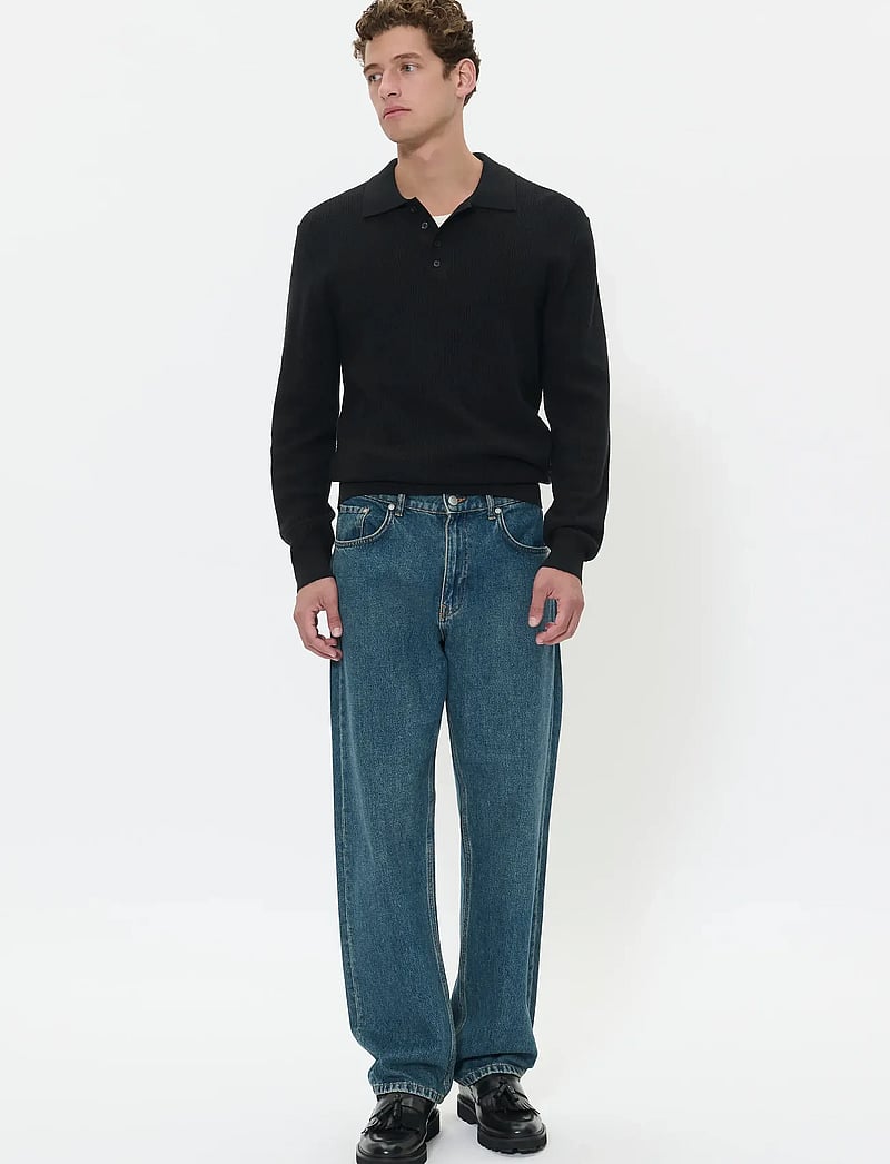 Matinique - MAkerone - gestrickte polohemden - black - 2