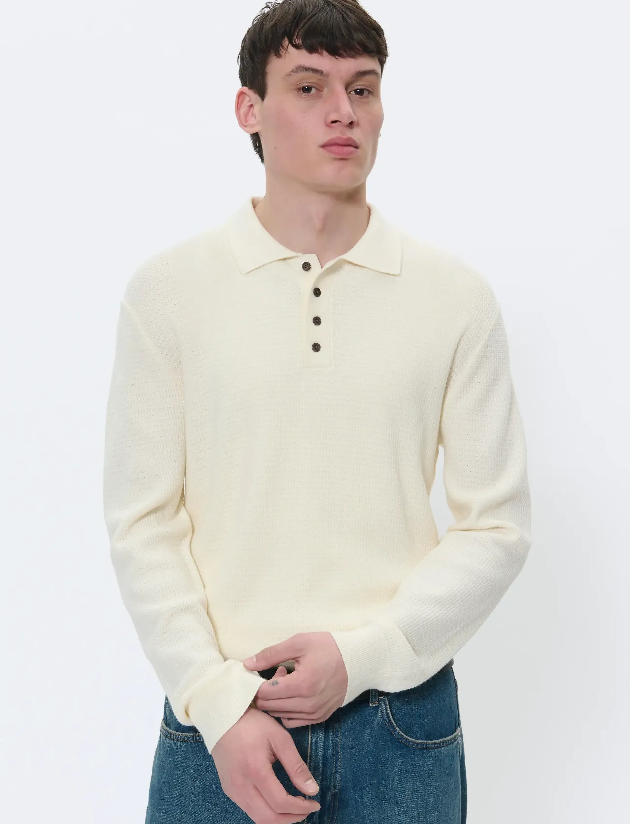 Matinique MAkerone - Strickmode - OFF WHITE / white