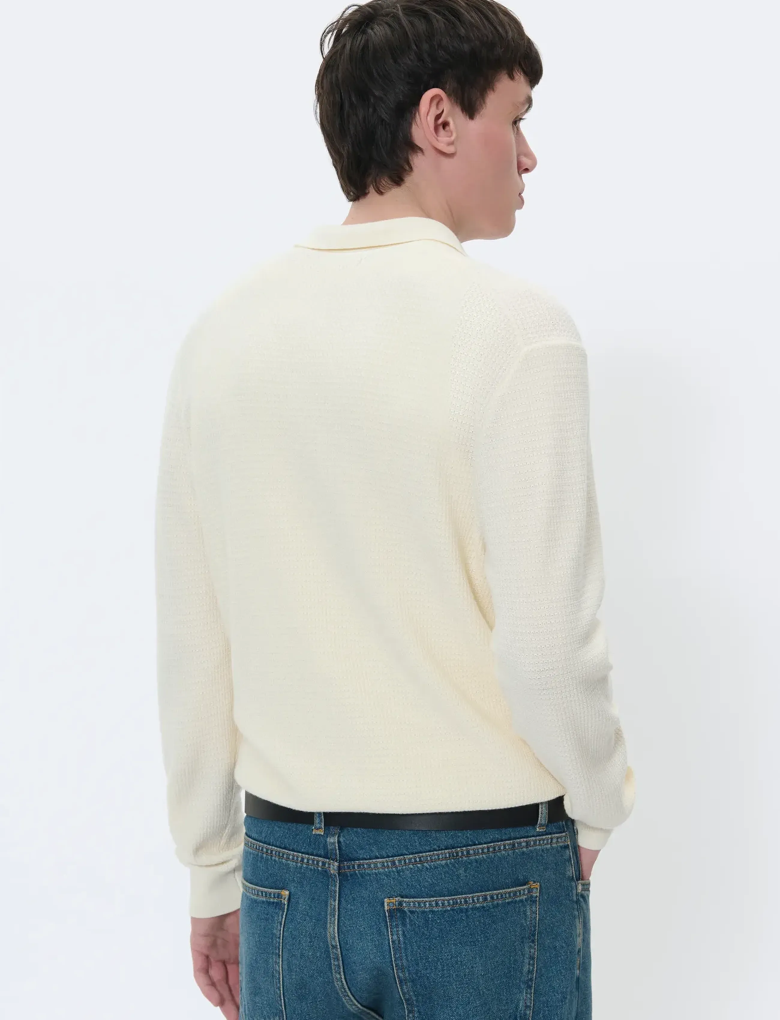 Matinique - MAkerone - stickat - off white - 3