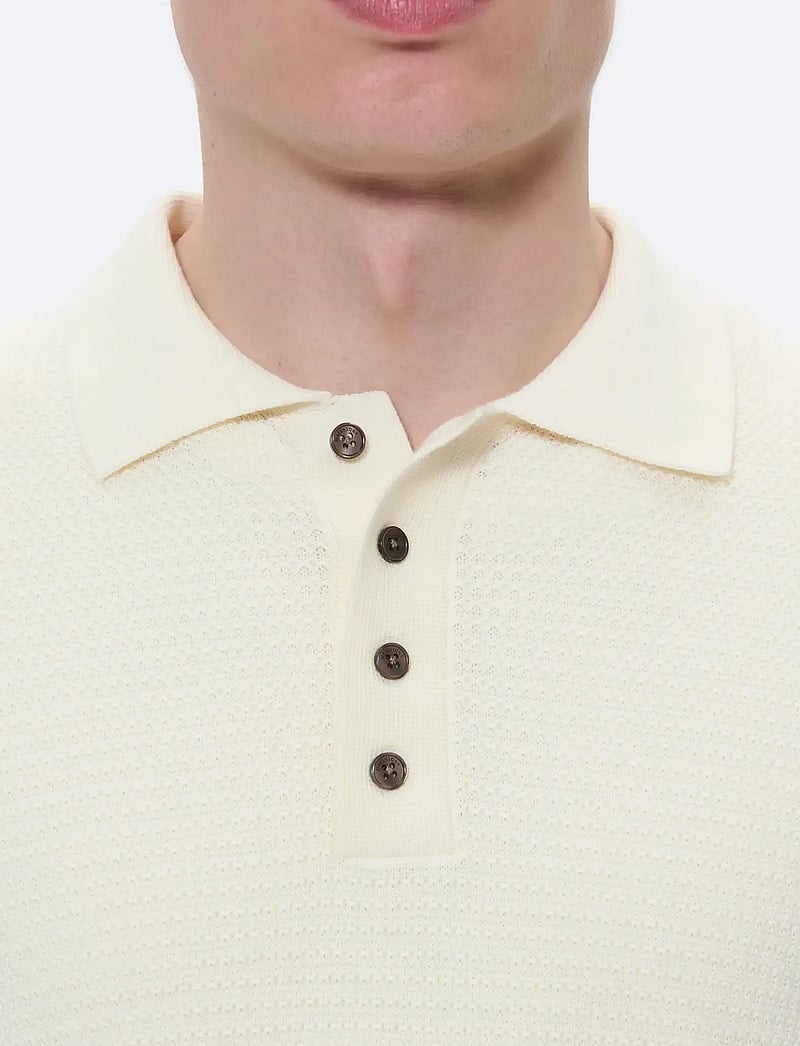 Matinique - MAkerone - gestrickte polohemden - off white - 4