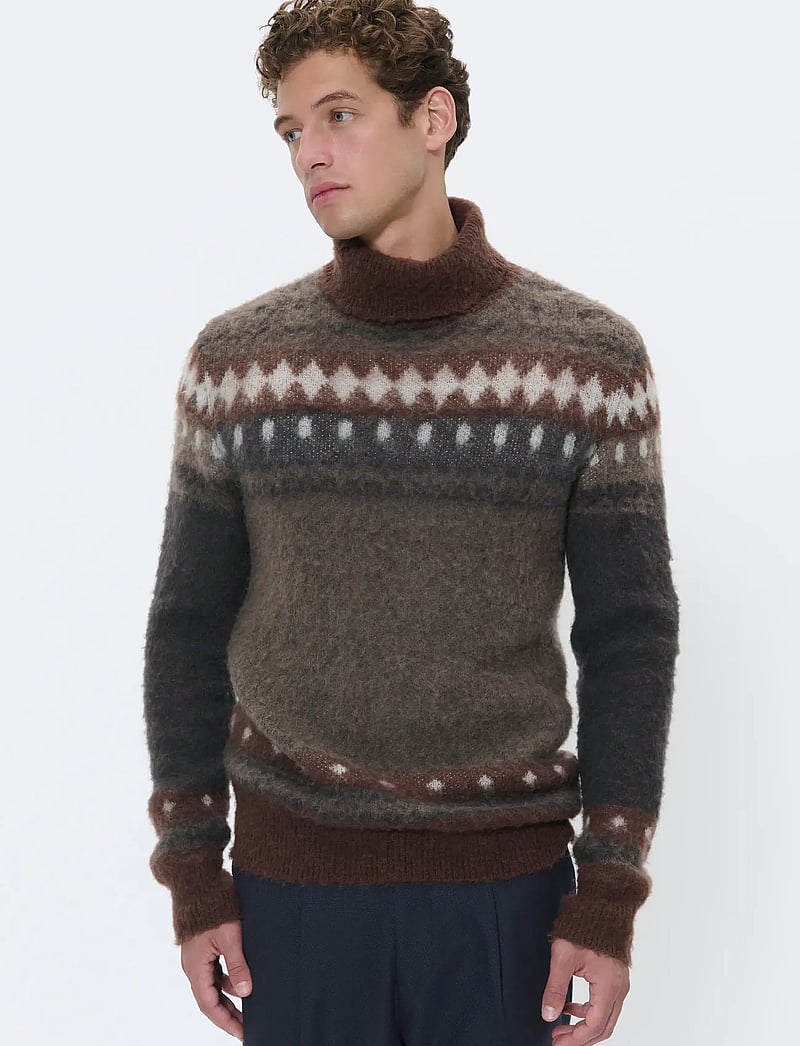 Matinique - MAroll pattern - rollkragen - chocolate chip - 0