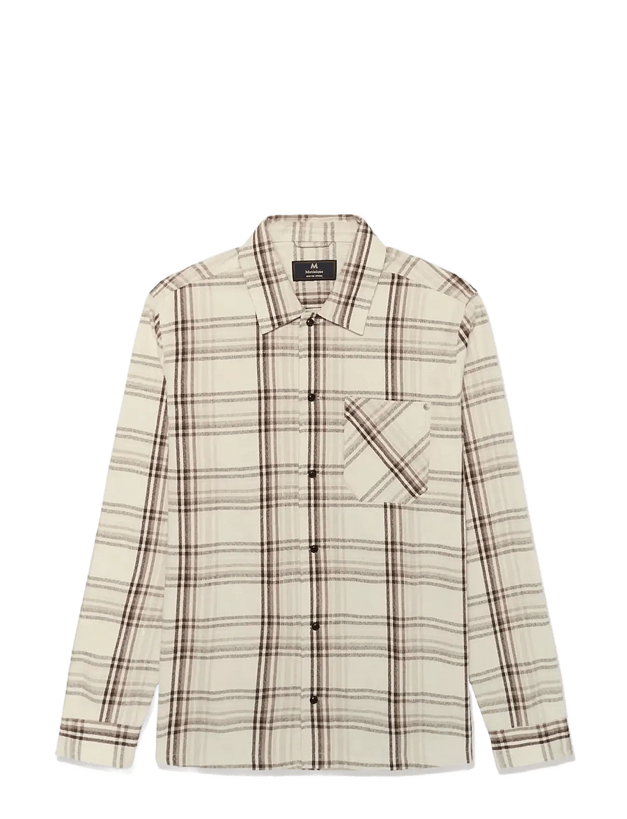 Matinique - MApelton N Heritage - checkered shirts - chocolate brown - 1
