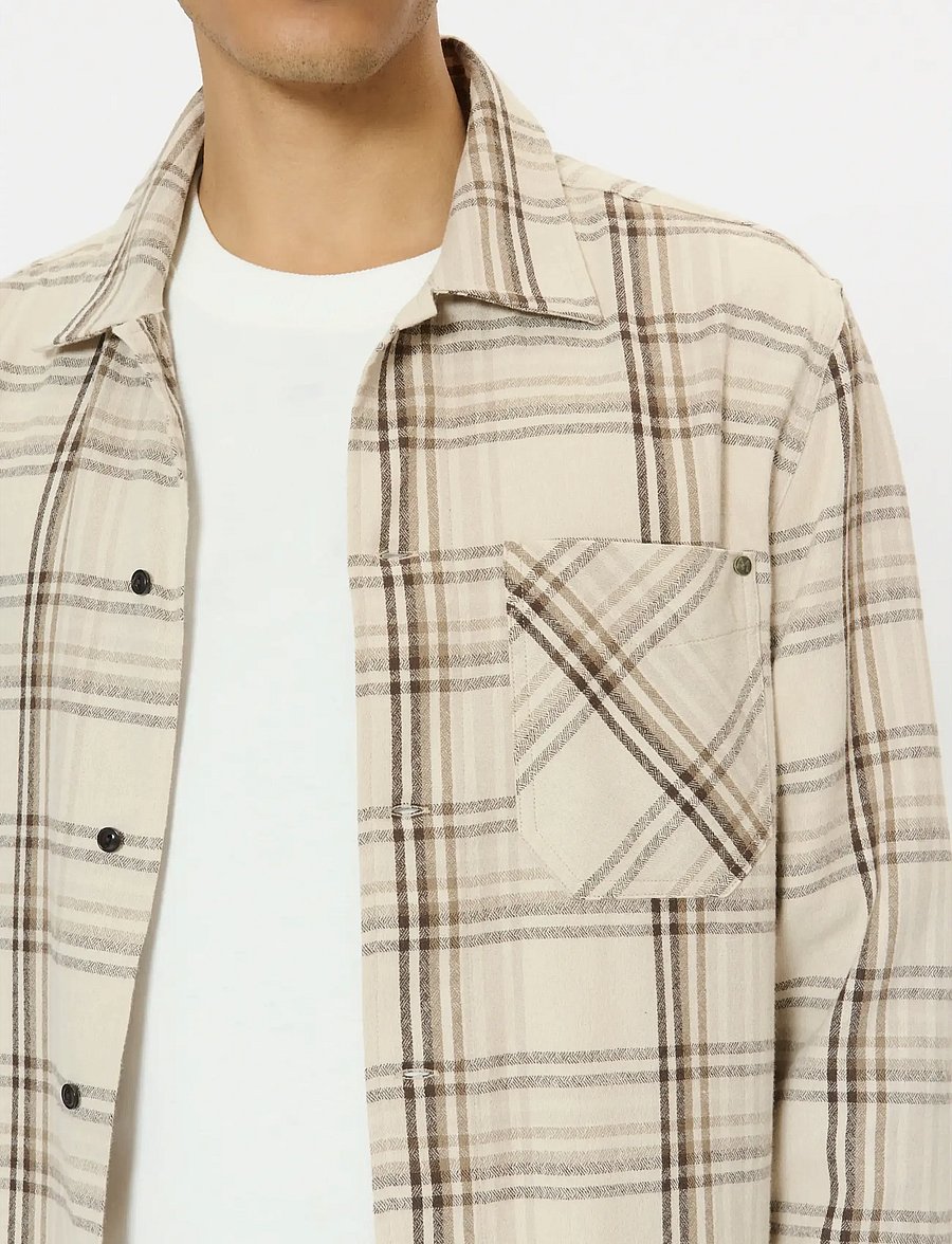 Matinique - MApelton N Heritage - checkered shirts - chocolate brown - 4