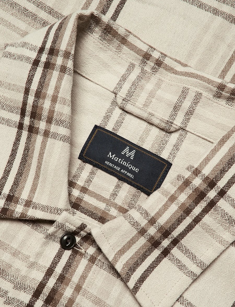 Matinique - MApelton N Heritage - checkered shirts - chocolate brown - 5