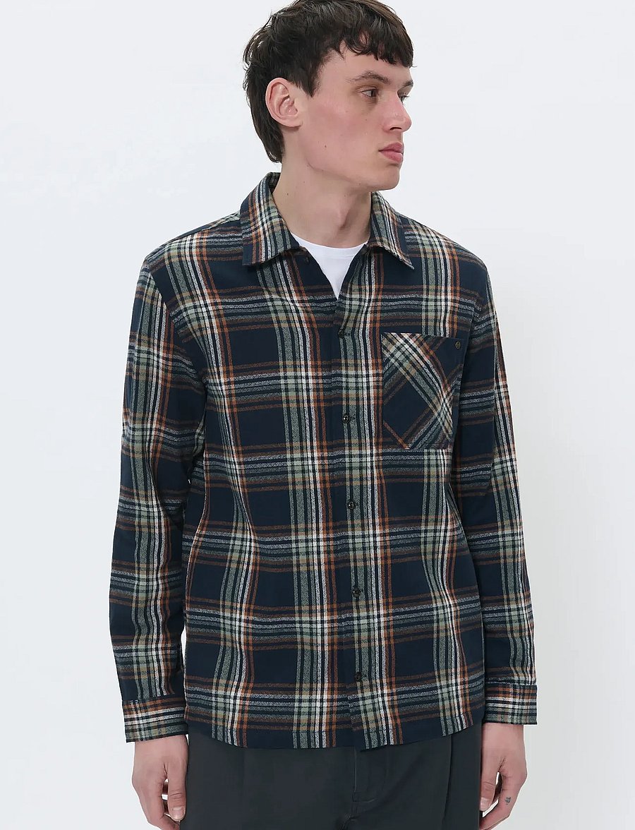 Matinique - MApelton N Heritage - ruudulised särgid - dark navy - 0