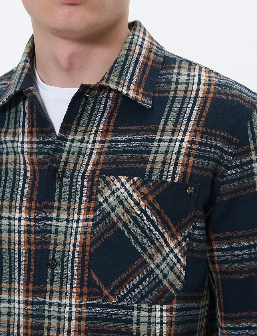 Matinique - MApelton N Heritage - ruudulised särgid - dark navy - 4