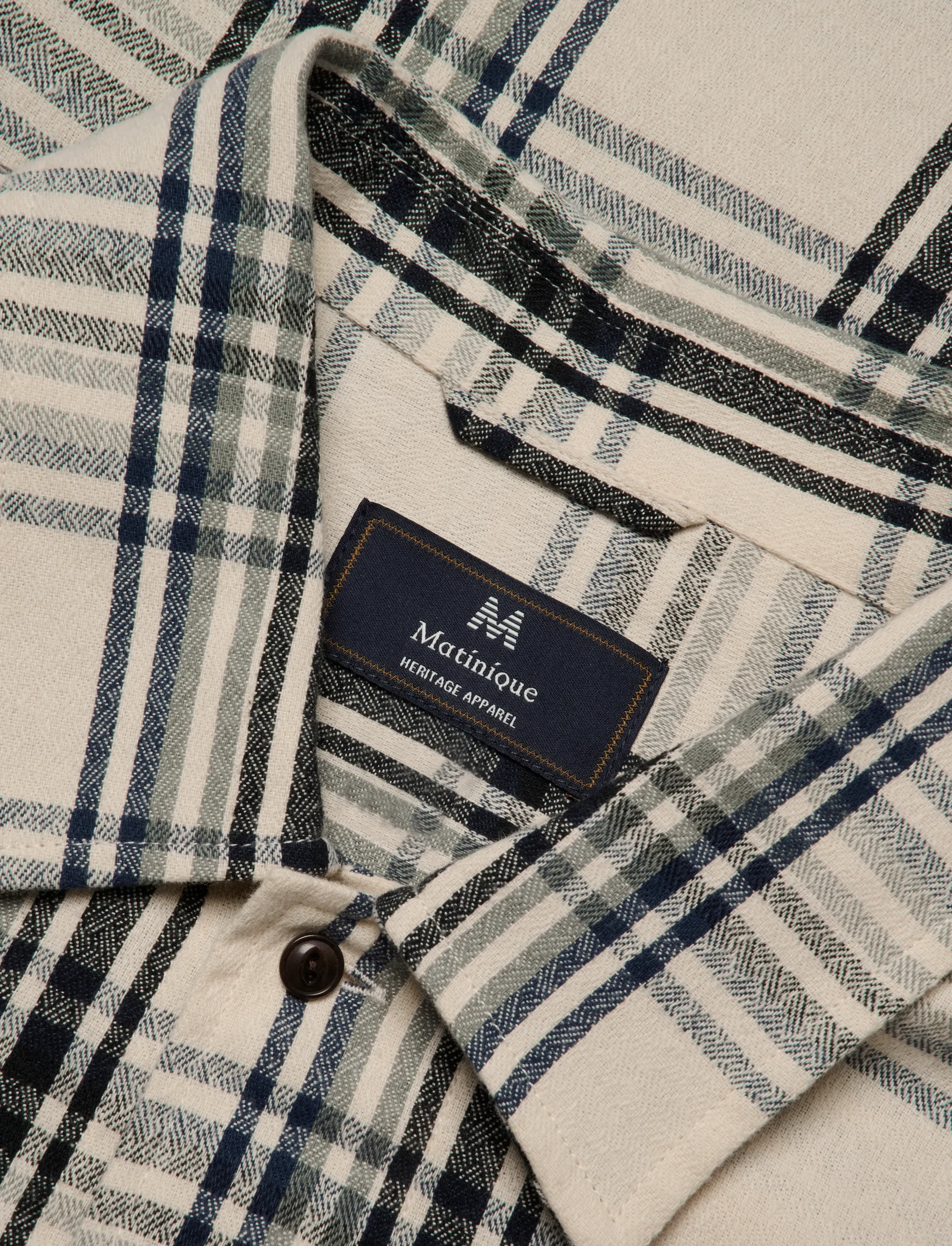 Matinique - MApelton N Heritage - karierte hemden - sea spray - 5