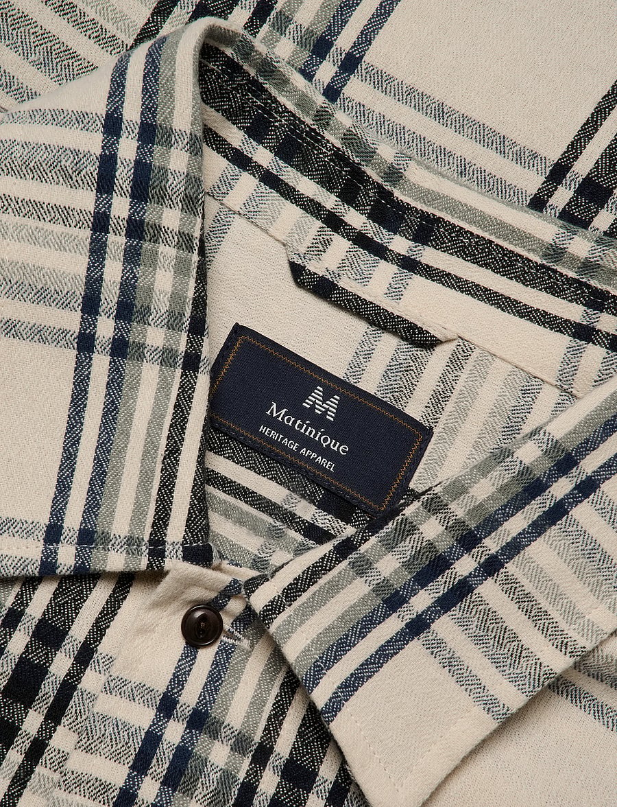 Matinique - MApelton N Heritage - checkered shirts - sea spray - 5