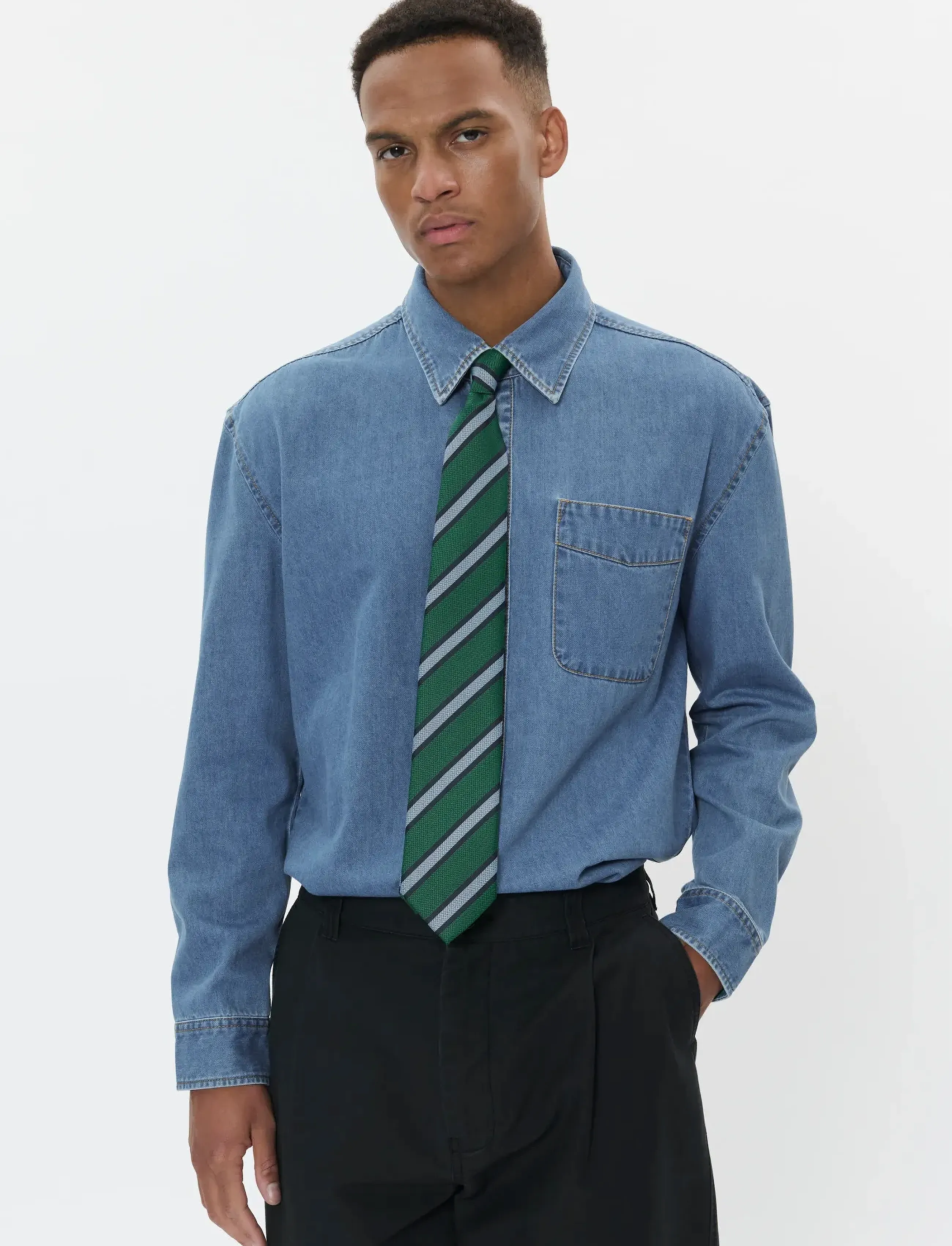Matinique Macornshaw Heritage, XXL, Blue, Skjorter > Denim-Skjorter, Herre